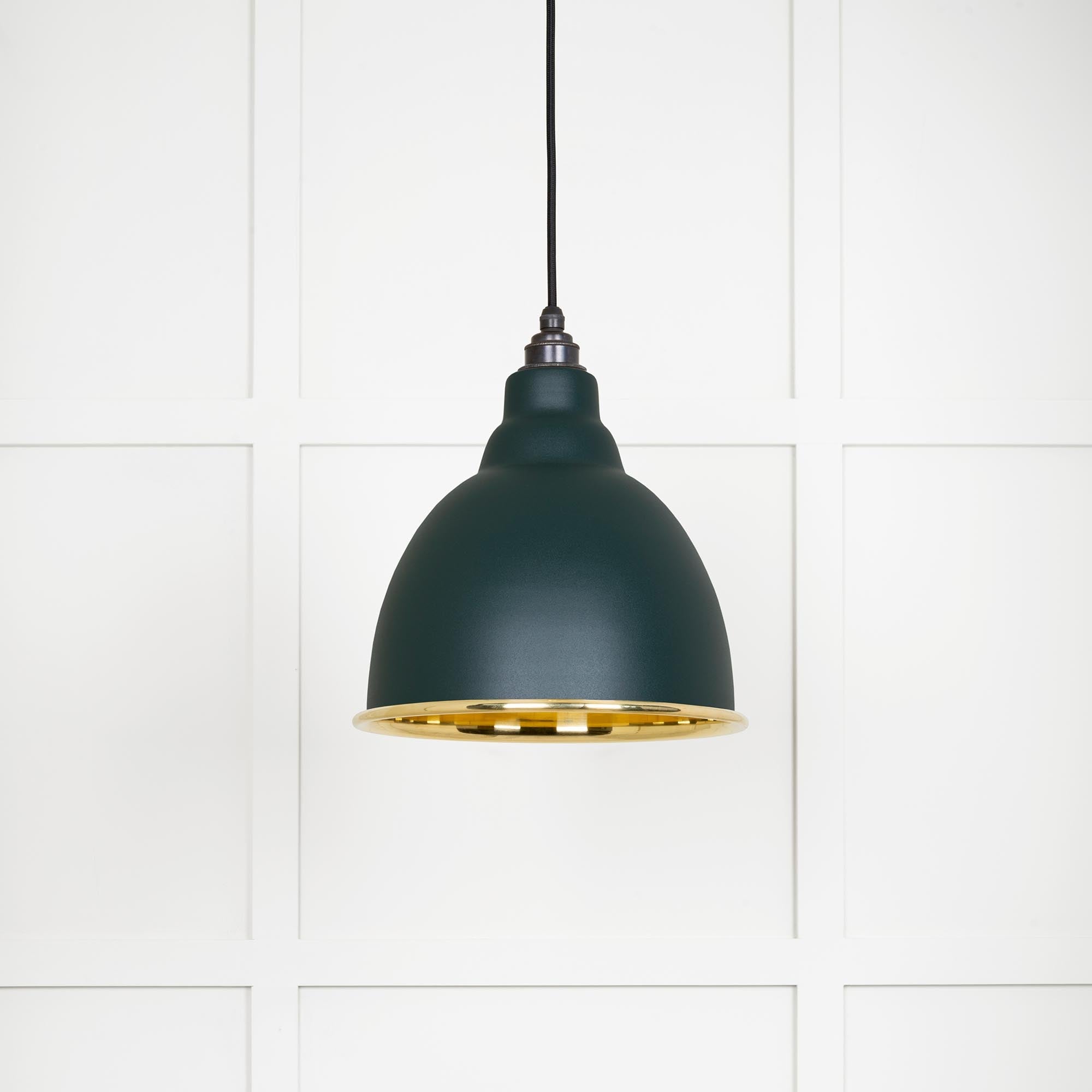 Smooth Brass Brindley Pendant | Dingle - From The Anvil - EB London
