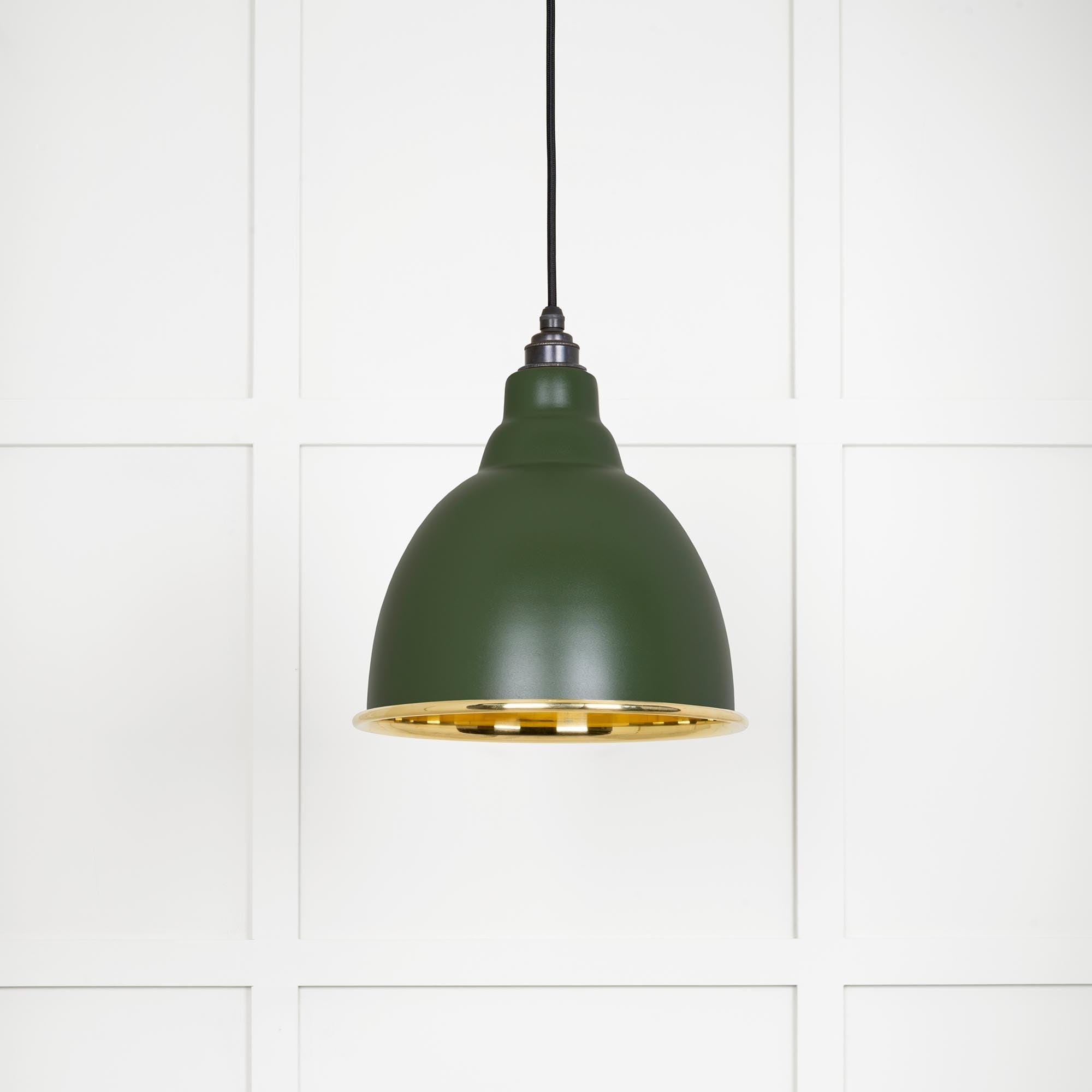 Smooth Brass Brindley Pendant | Heath - From The Anvil - EB London