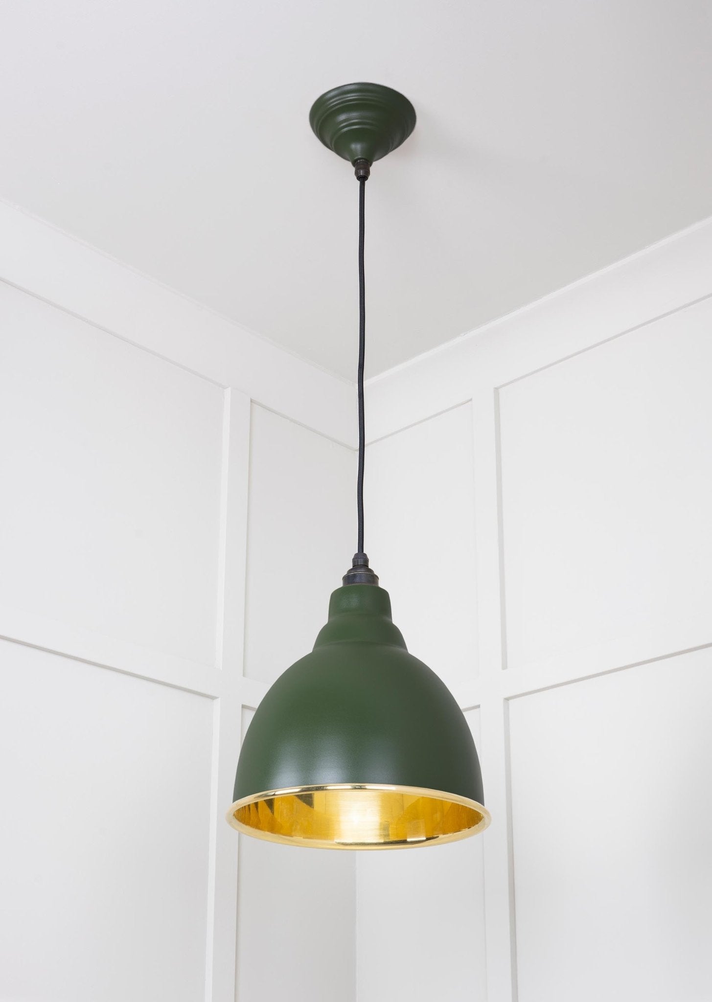 Smooth Brass Brindley Pendant | Heath - From The Anvil - EB London