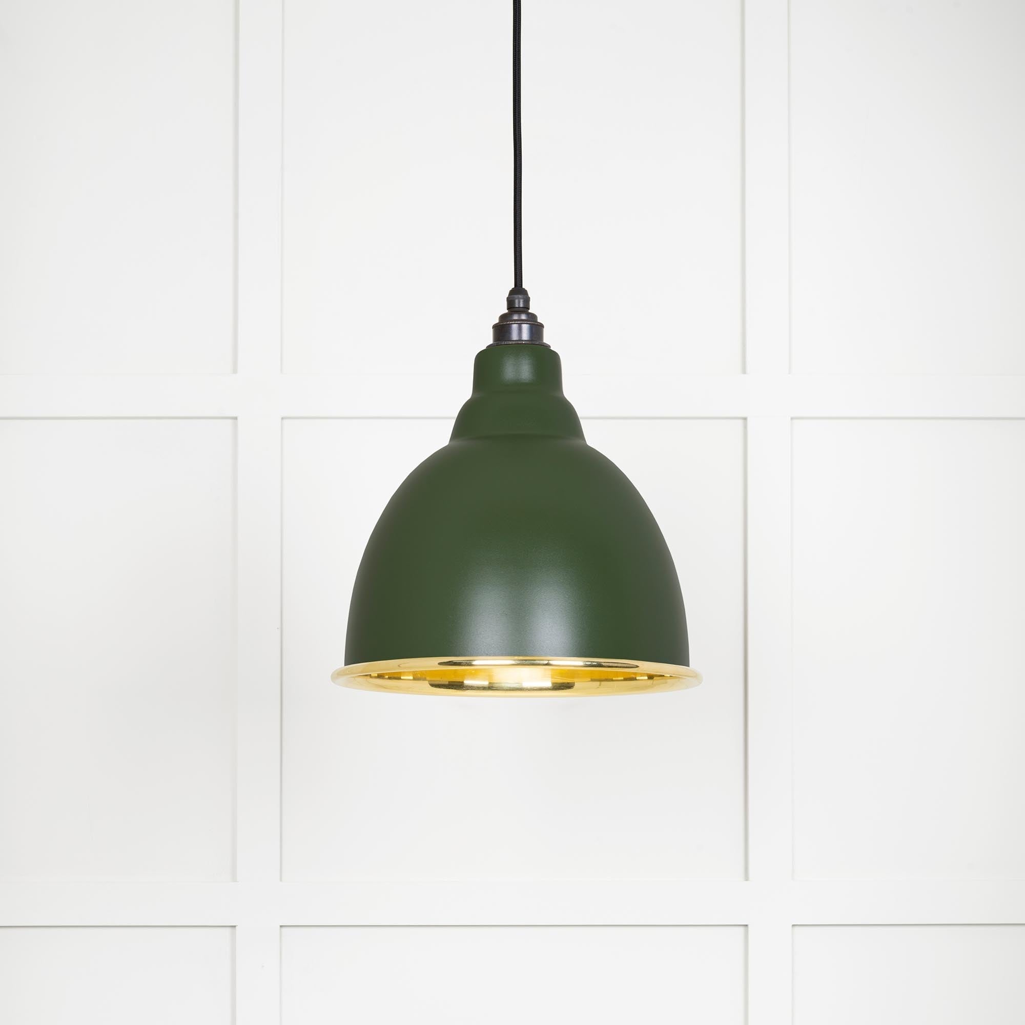 Smooth Brass Brindley Pendant | Heath - From The Anvil - EB London
