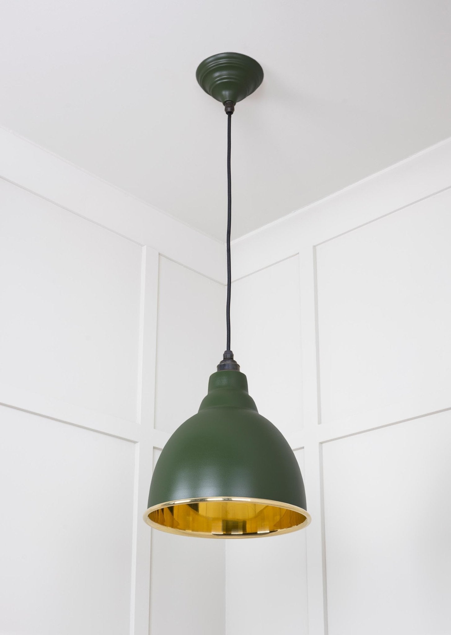 Smooth Brass Brindley Pendant | Heath - From The Anvil - EB London