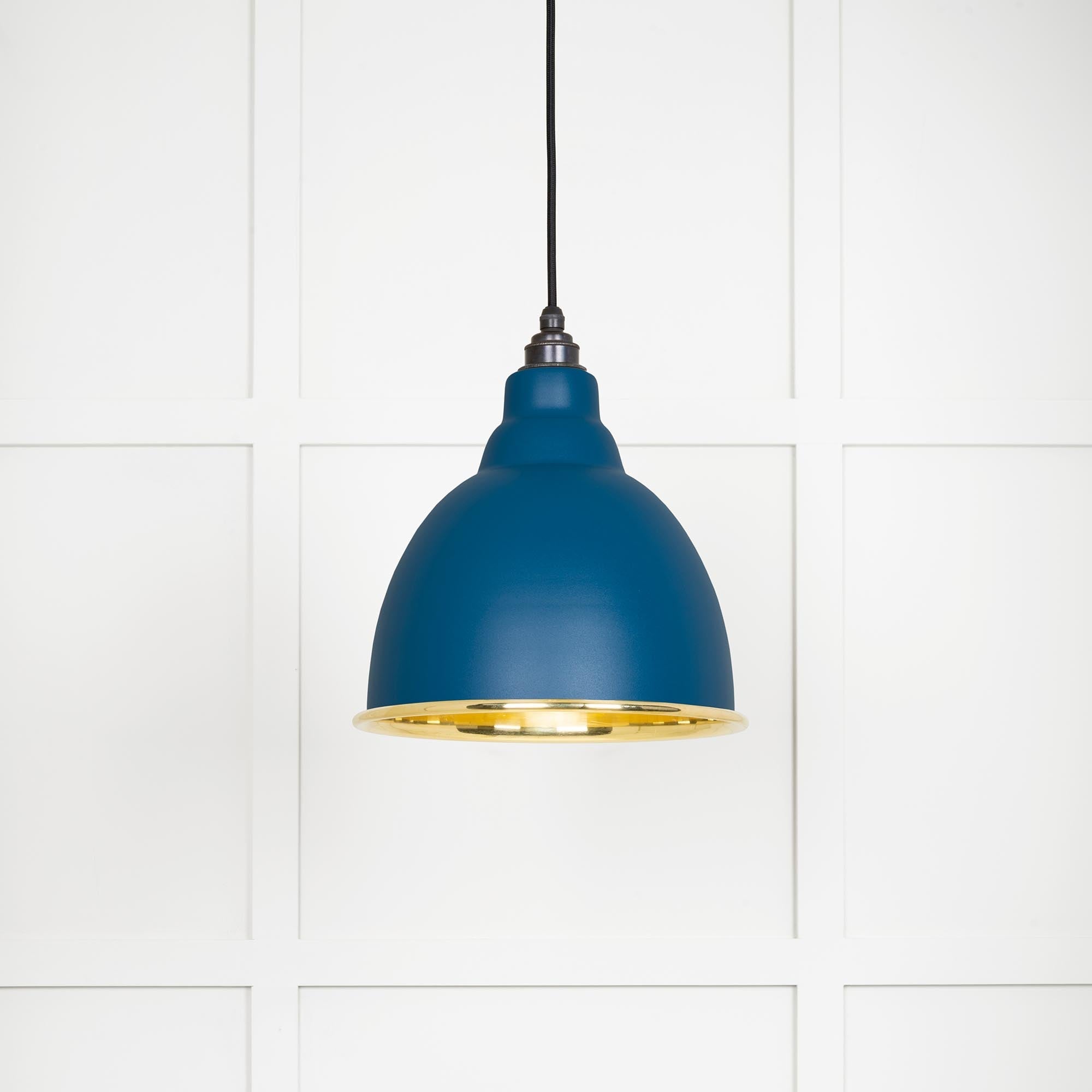 Smooth Brass Brindley Pendant | Upstream - From The Anvil - EB London