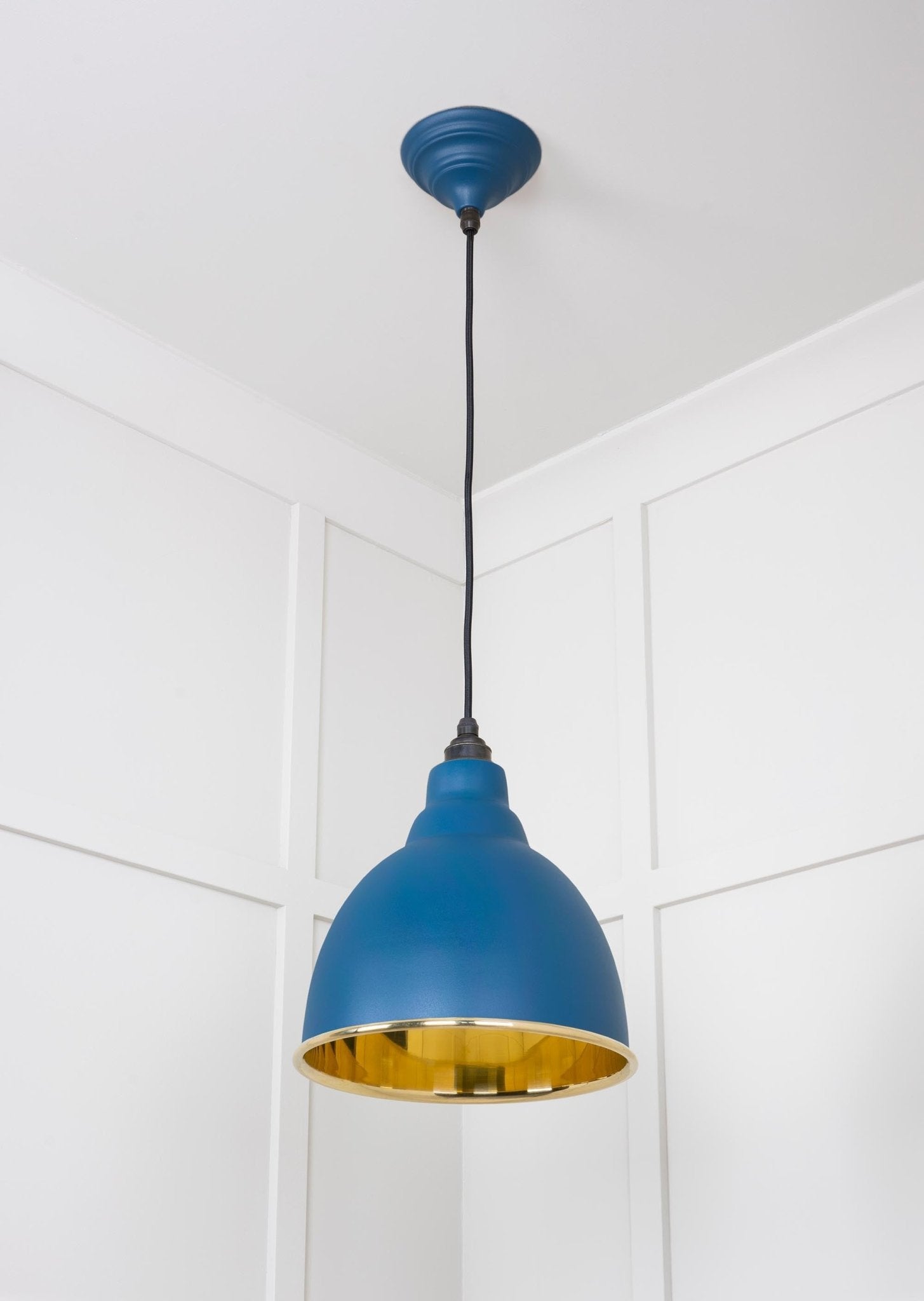 Smooth Brass Brindley Pendant | Upstream - From The Anvil - EB London
