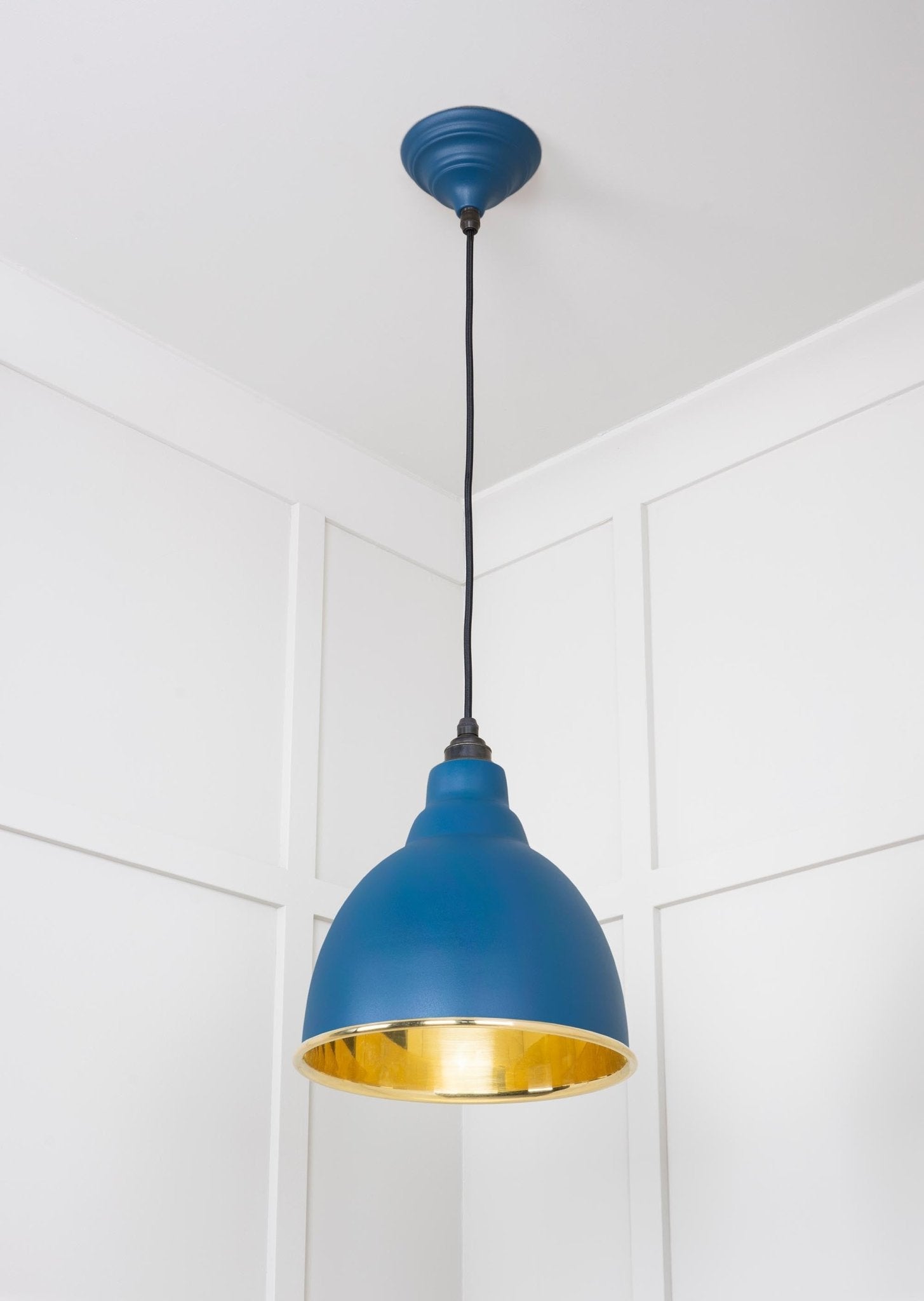 Smooth Brass Brindley Pendant | Upstream - From The Anvil - EB London
