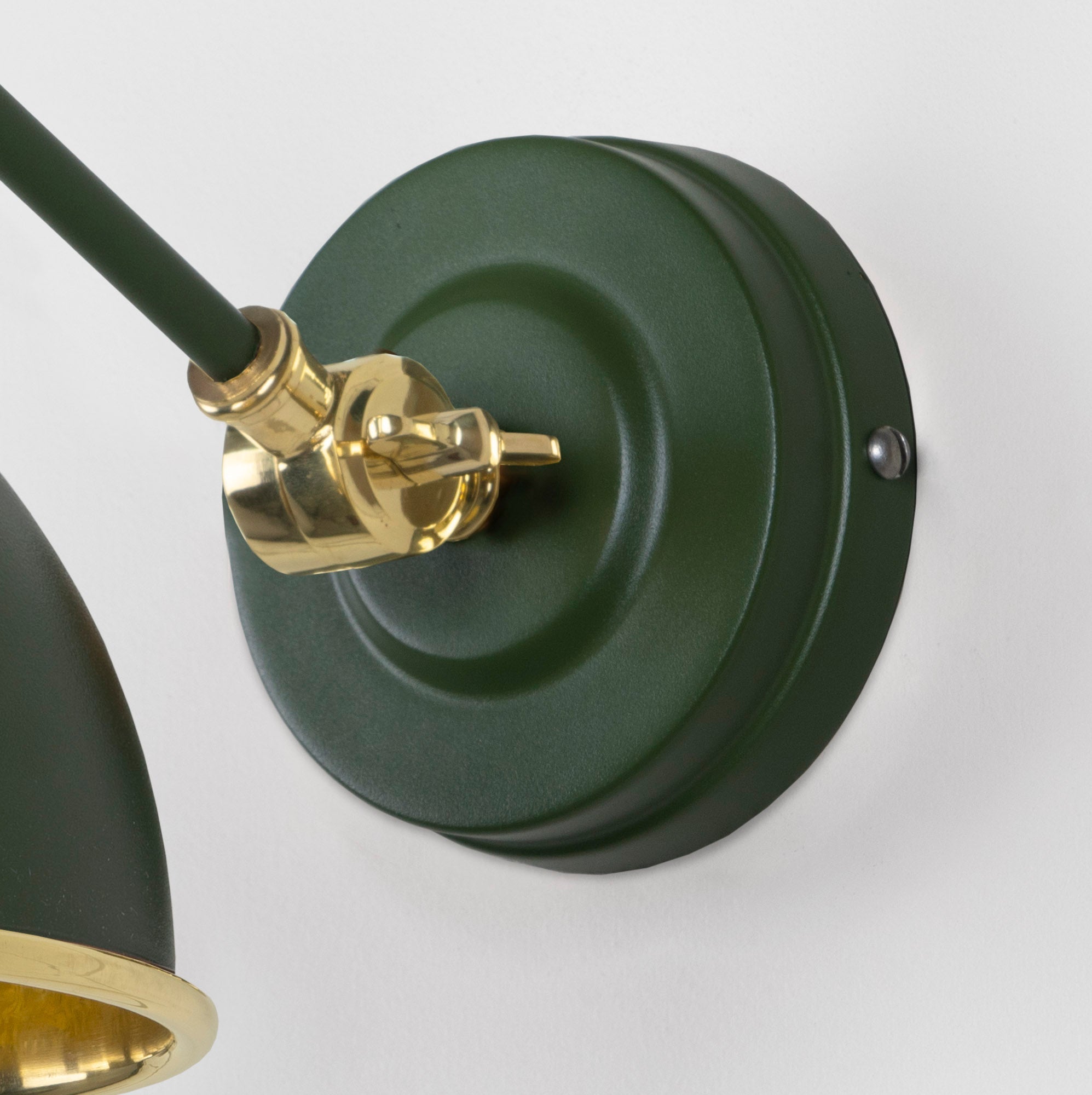 Smooth Brass Brindley Wall Light | Smooth Brass Heath - From the Anvil - EB London