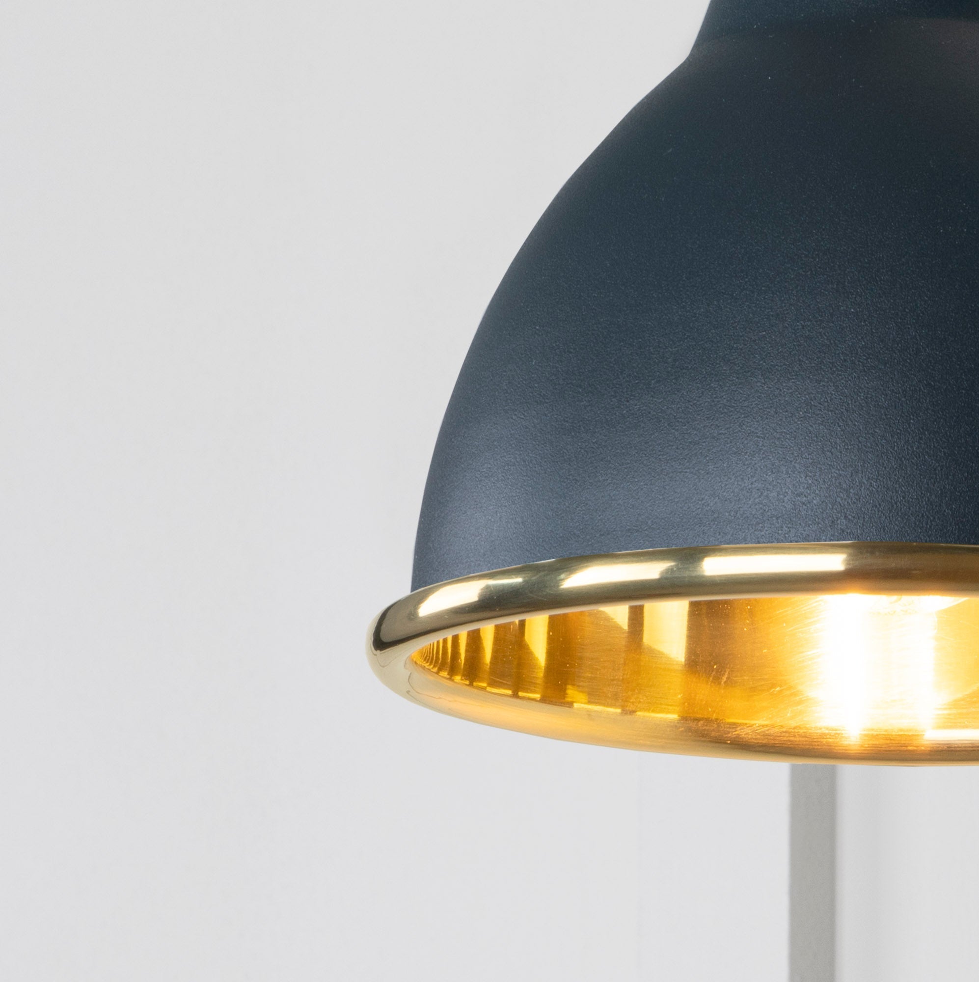Smooth Brass Brindley Wall Light | Smooth Brass Soot - From the Anvil - EB London