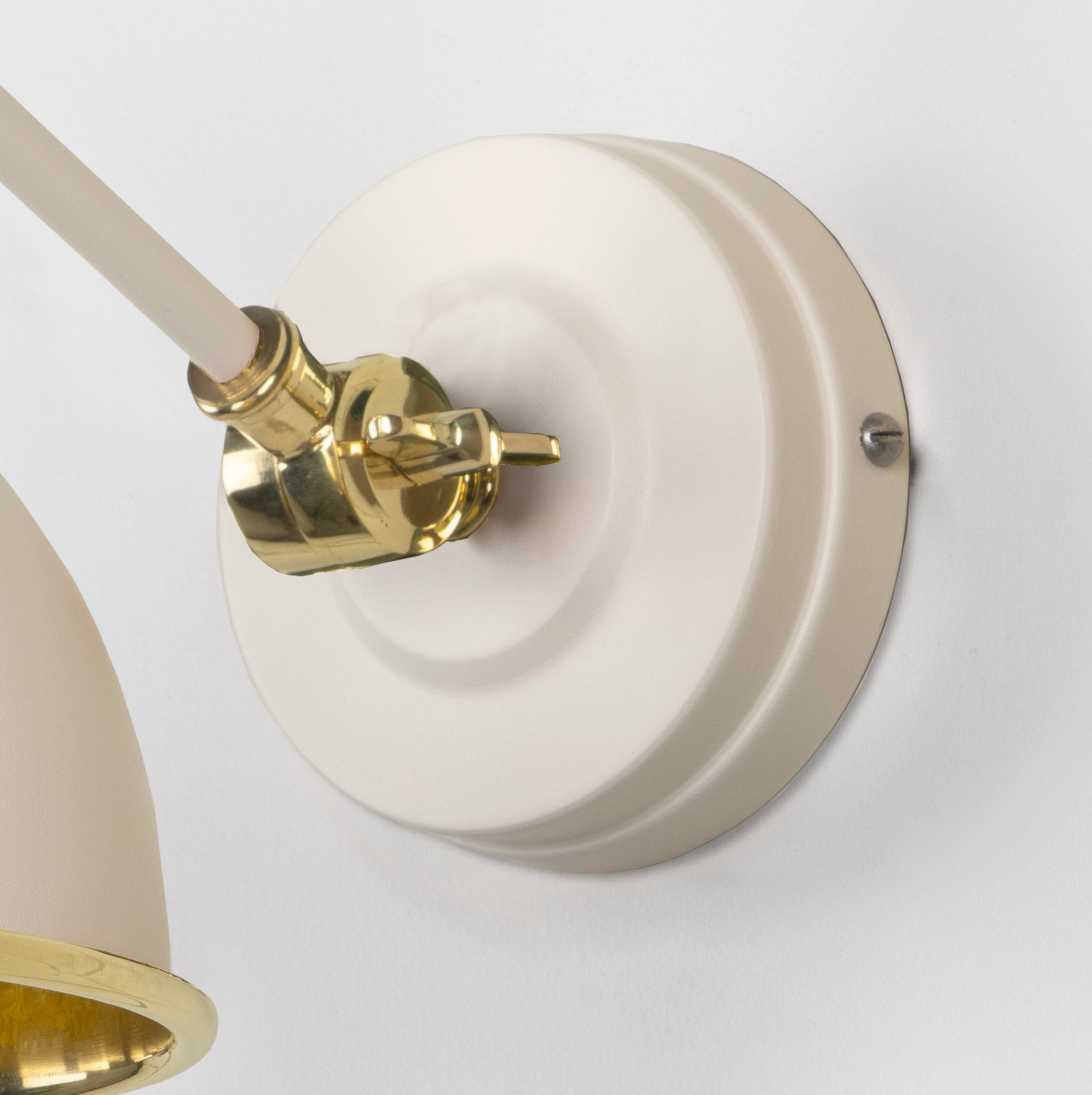 Smooth Brass Brindley Wall Light | Smooth Brass Teasel - From the Anvil - EB London