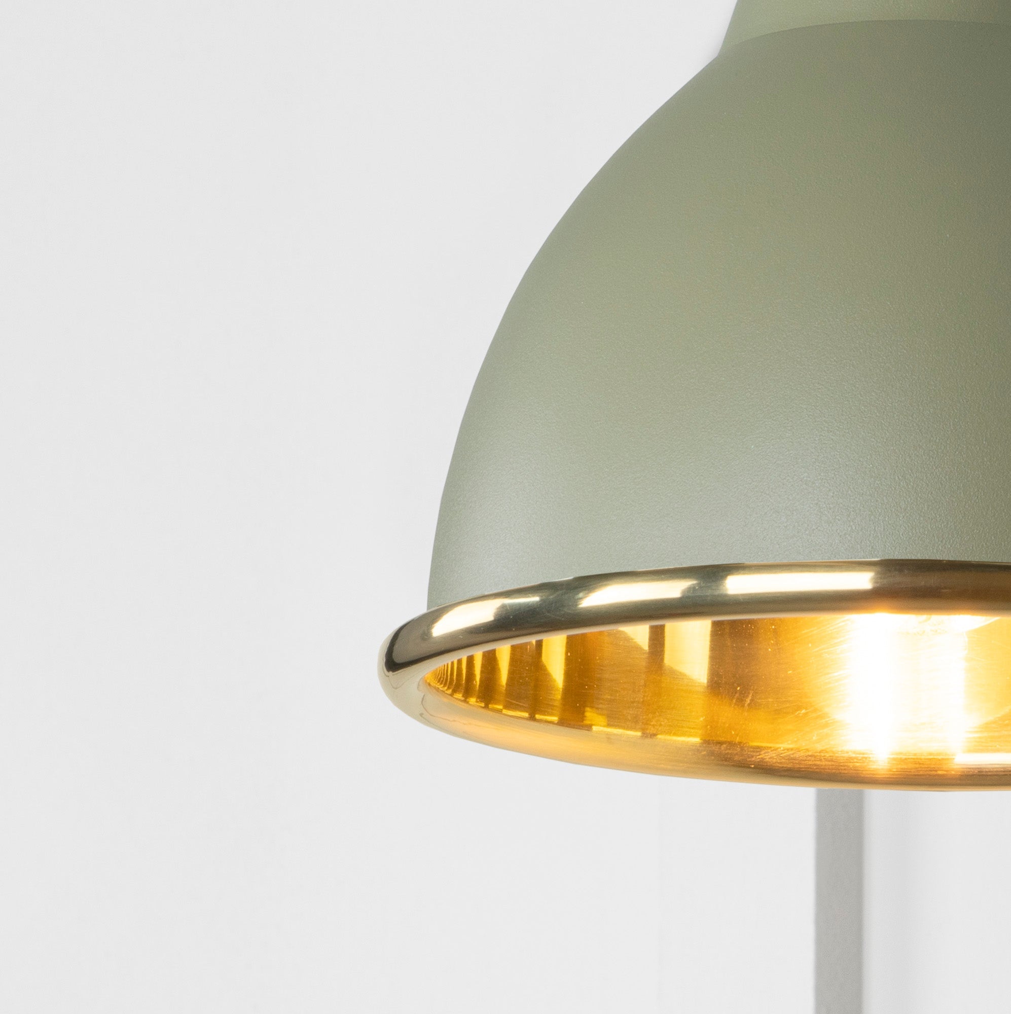 Smooth Brass Brindley Wall Light | Smooth Brass Tump - From the Anvil - EB London