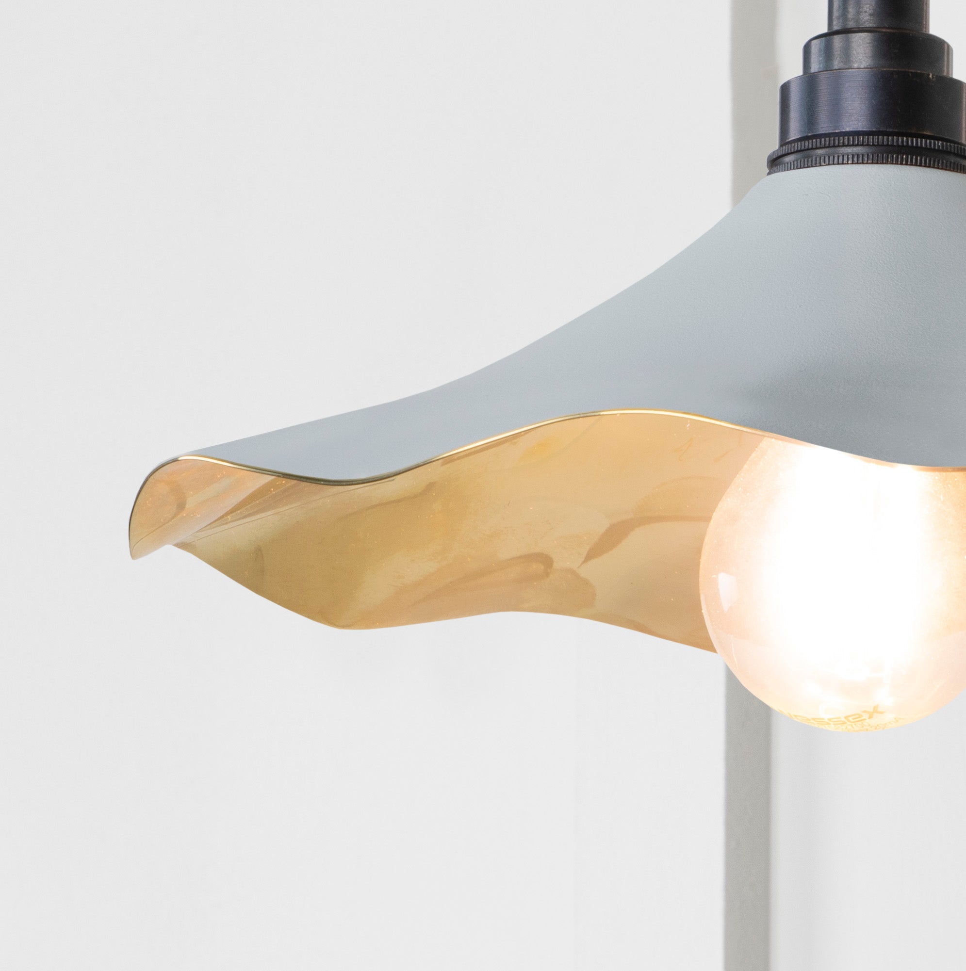 Smooth Brass Flora Wall Light | Birch - From the Anvil - EB London