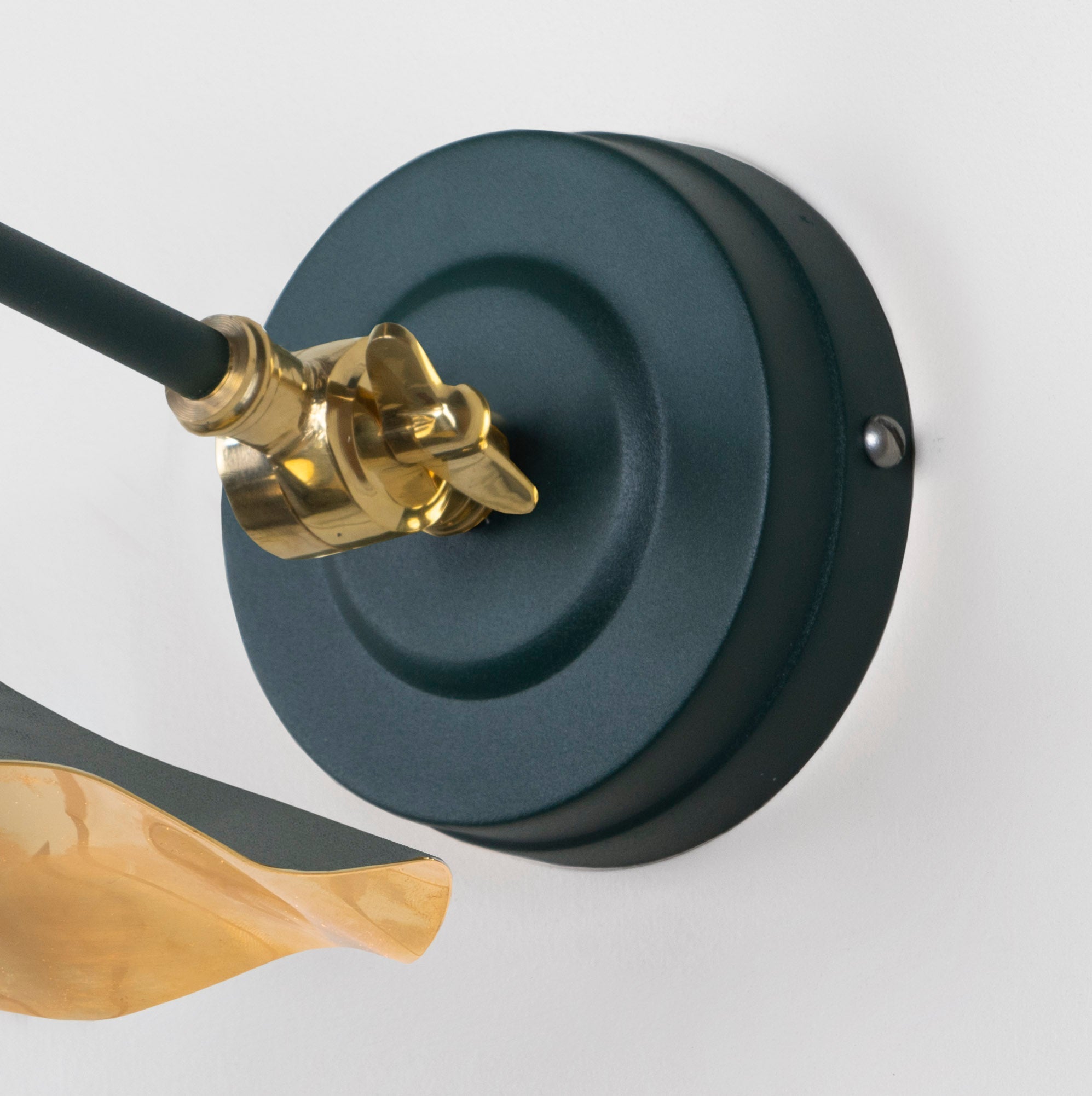 Smooth Brass Flora Wall Light | Dingle - From The Anvil - EB London