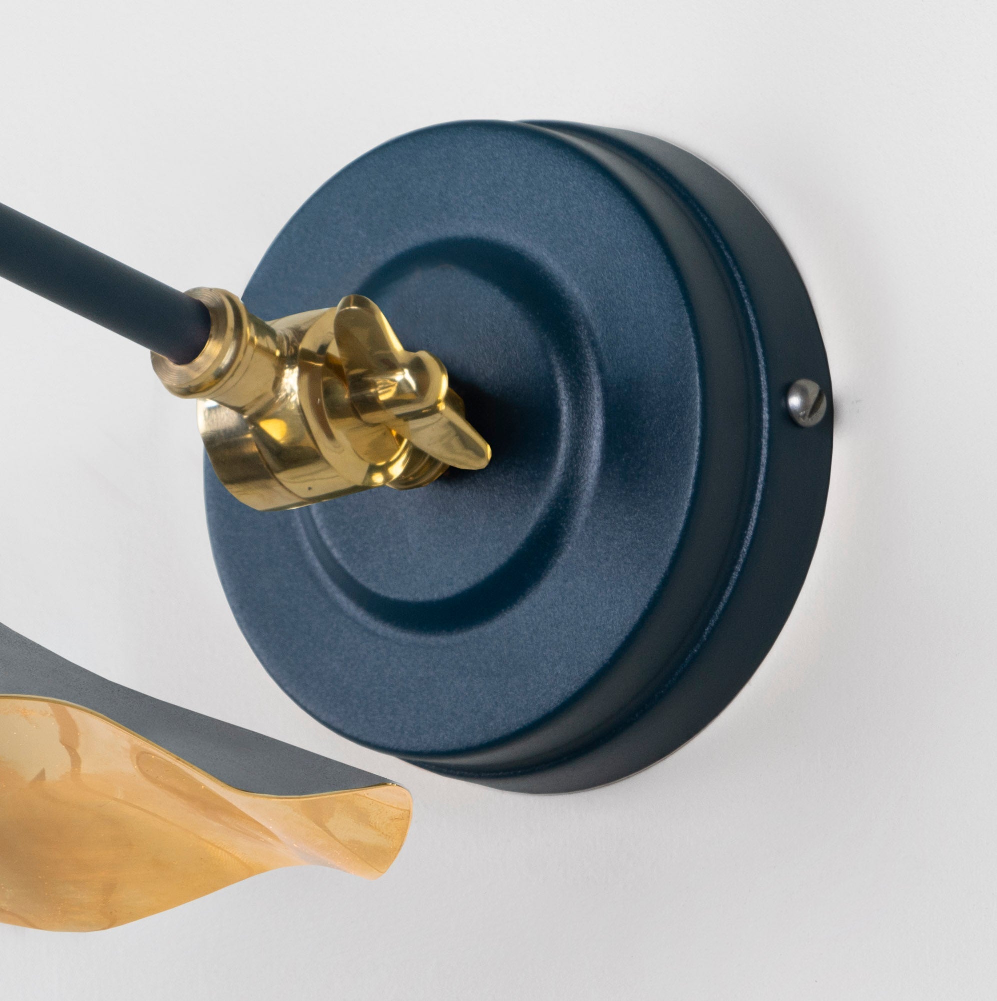 Smooth Brass Flora Wall Light | Dusk - From The Anvil - EB London