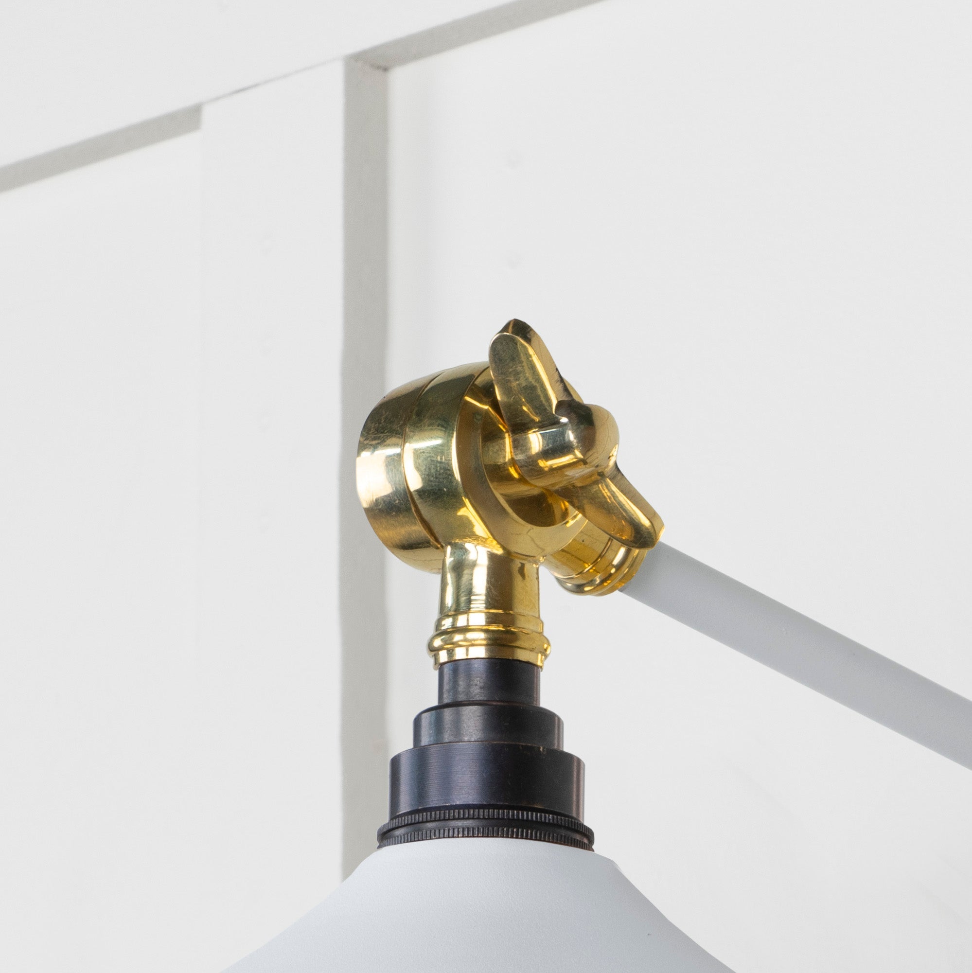 Smooth Brass Flora Wall Light | Flock - From The Anvil - EB London
