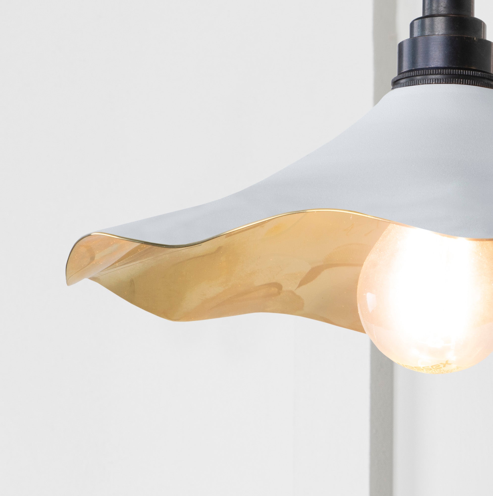 Smooth Brass Flora Wall Light | Flock - From The Anvil - EB London