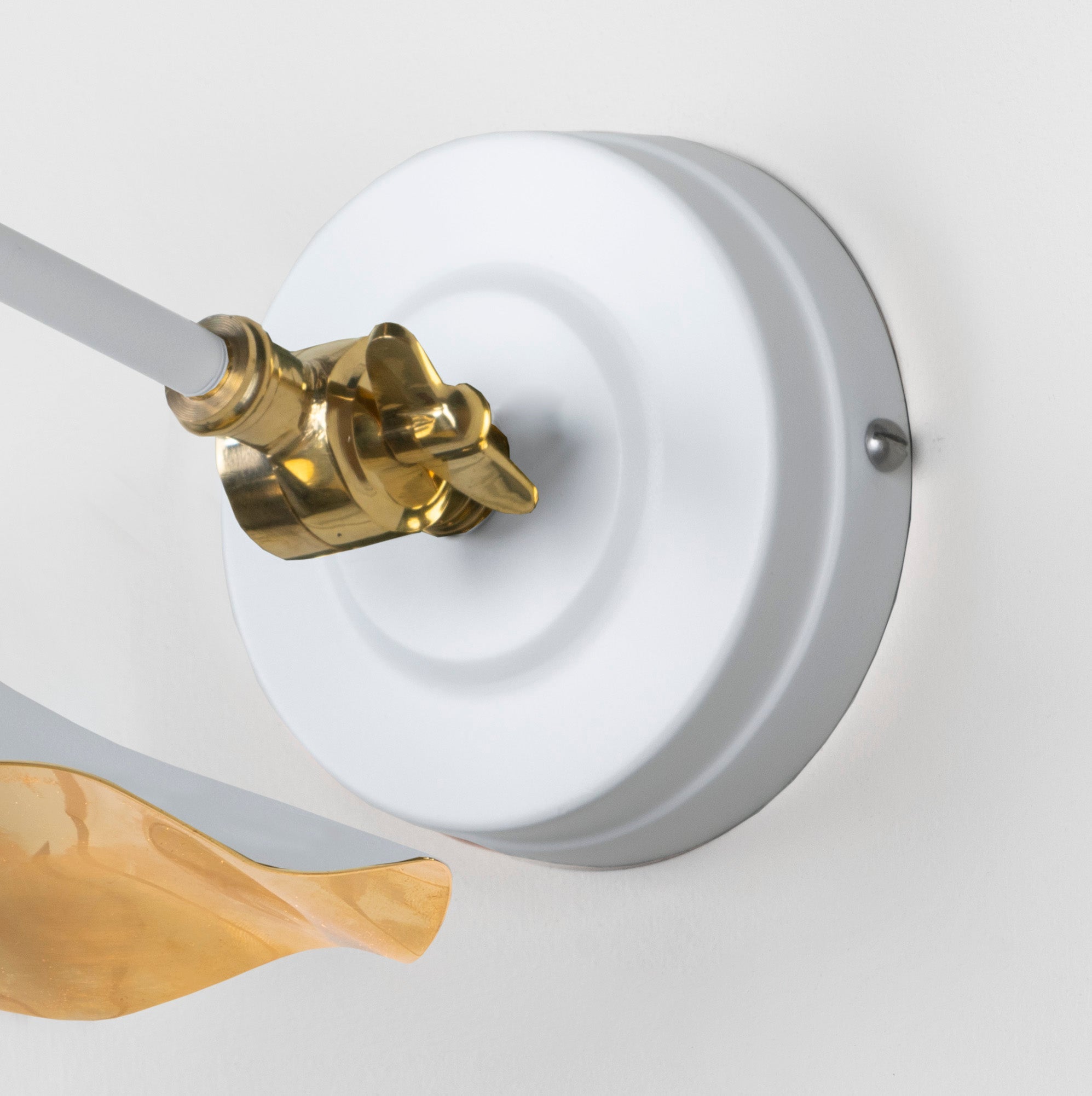 Smooth Brass Flora Wall Light | Flock - From The Anvil - EB London