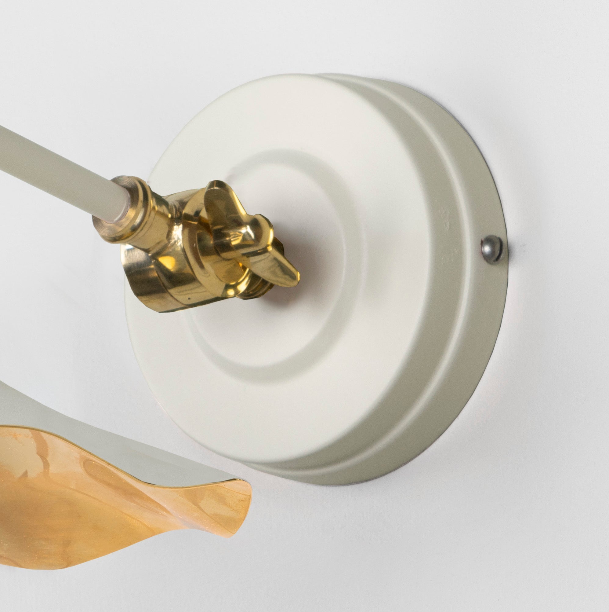 Smooth Brass Flora Wall Light | Teasel - From The Anvil - EB London