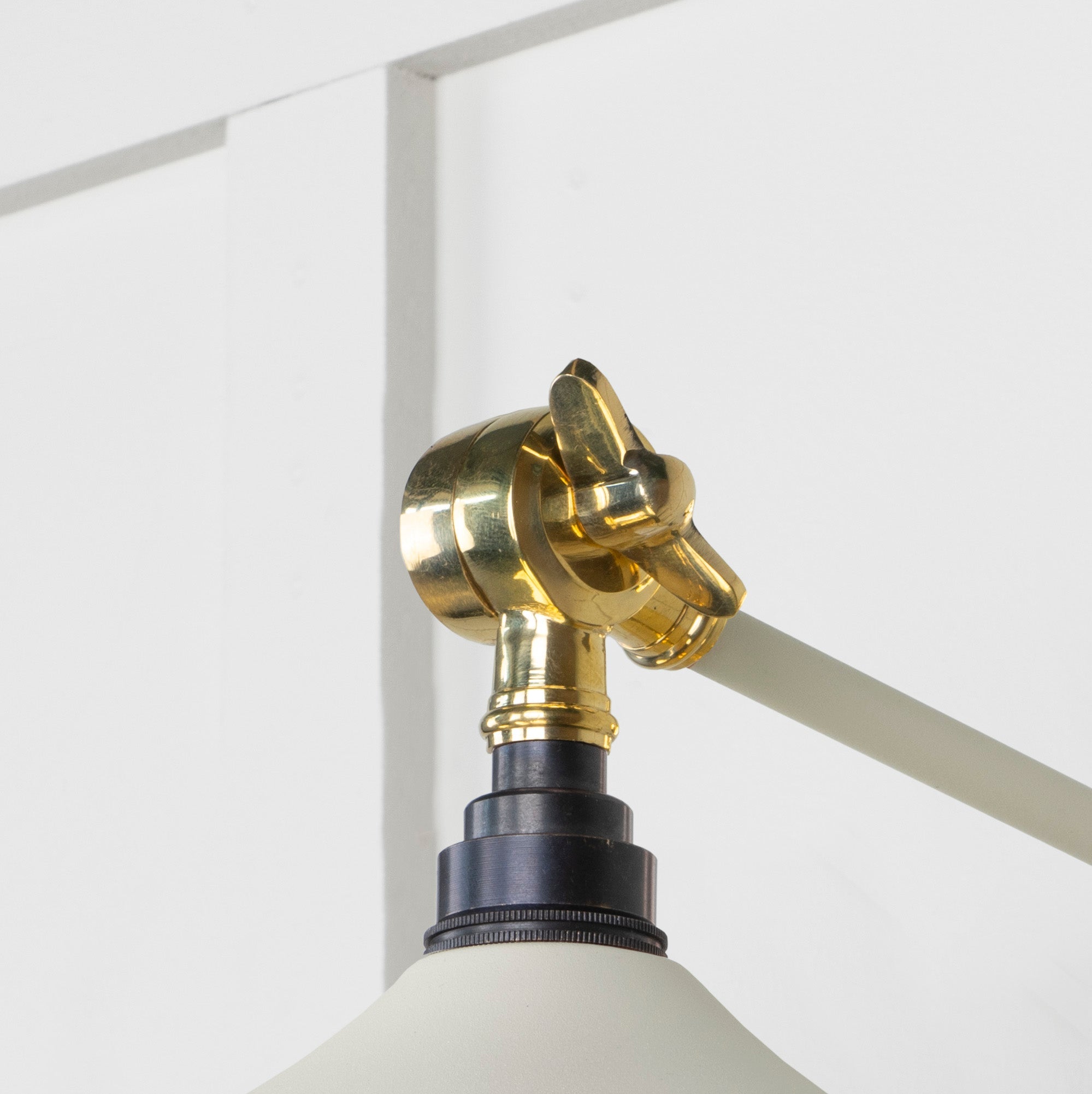 Smooth Brass Flora Wall Light | Teasel - From The Anvil - EB London