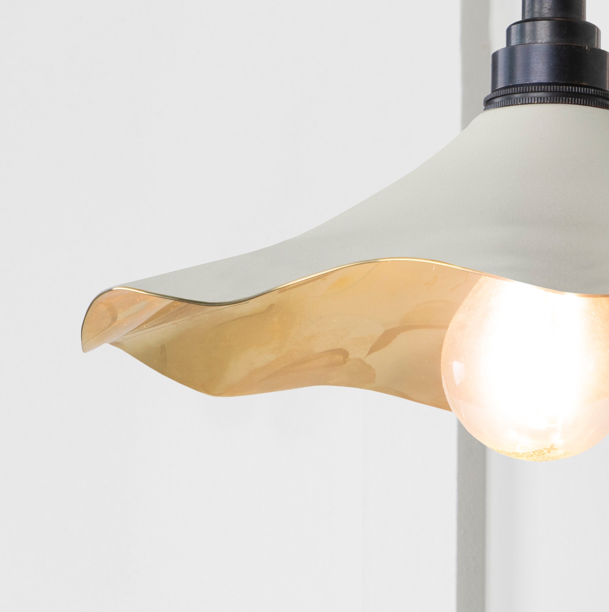 Smooth Brass Flora Wall Light | Teasel - From The Anvil - EB London