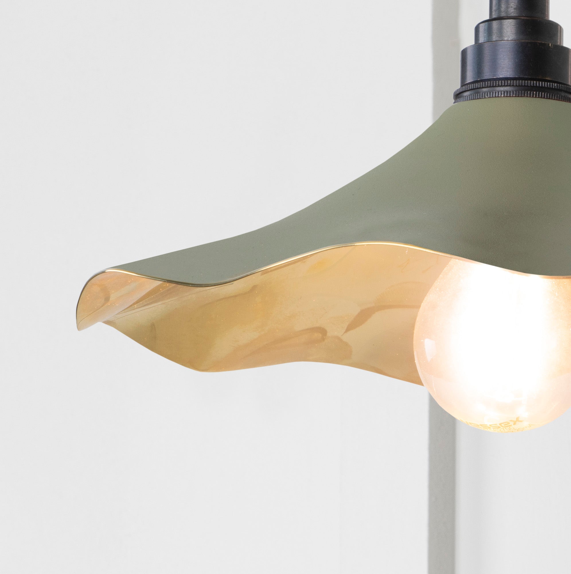 Smooth Brass Flora Wall Light | Tump - From The Anvil - EB London