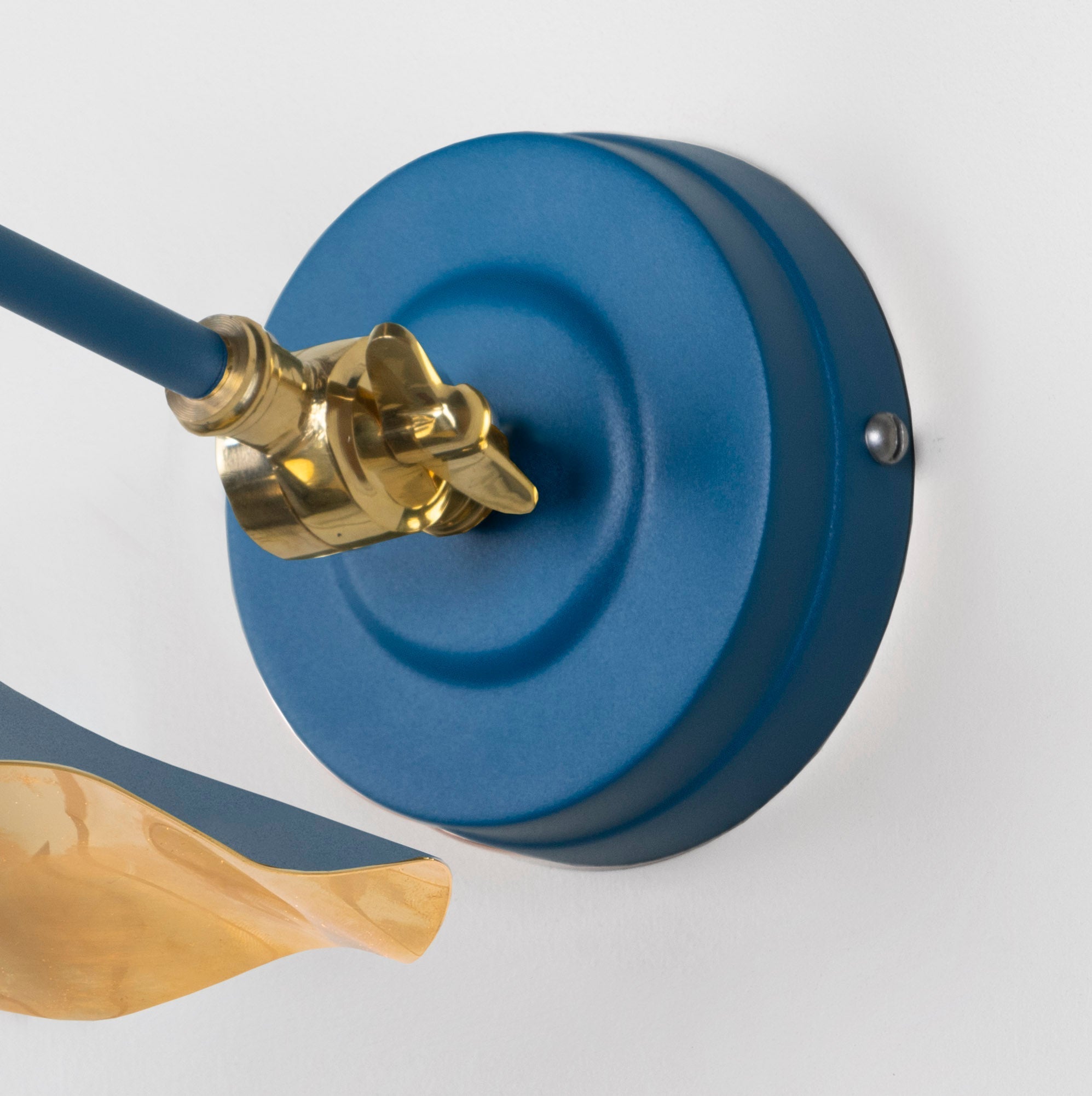 Smooth Brass Flora Wall Light | Upstream - From The Anvil - EB London