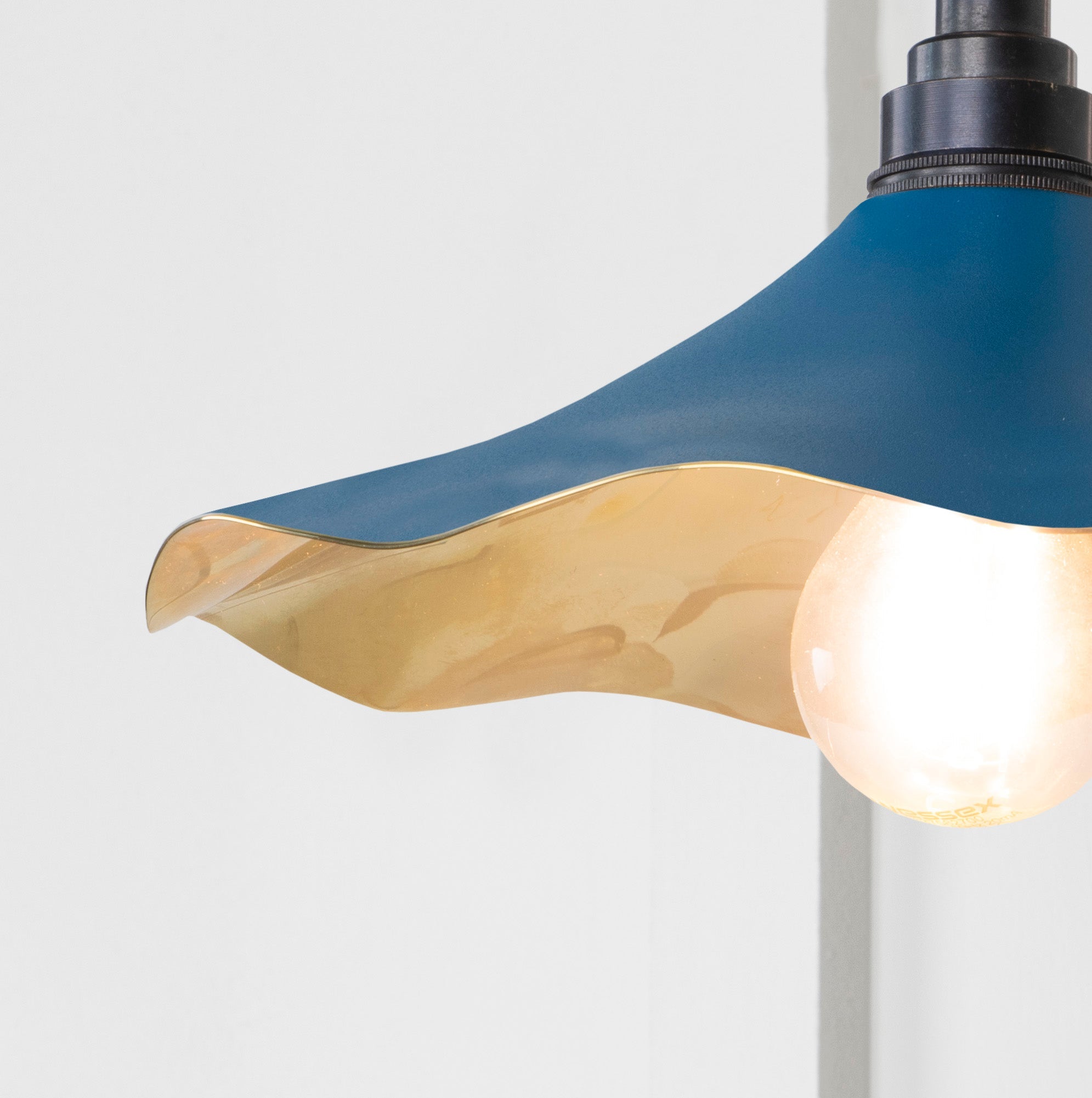 Smooth Brass Flora Wall Light | Upstream - From The Anvil - EB London
