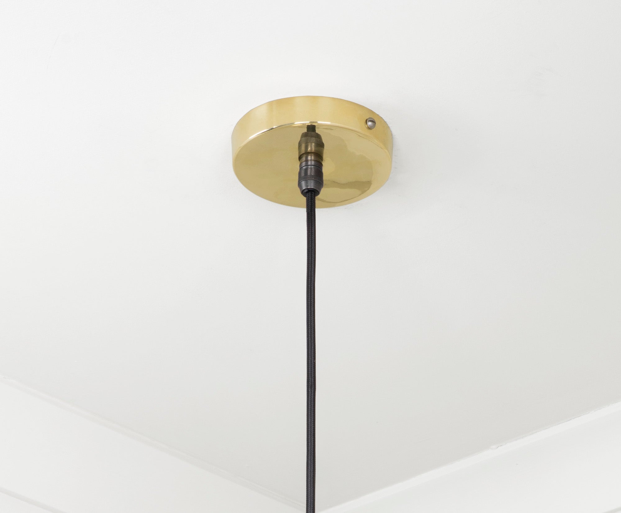 Smooth Brass Frankley Pendant | Bare - From The Anvil - EB London