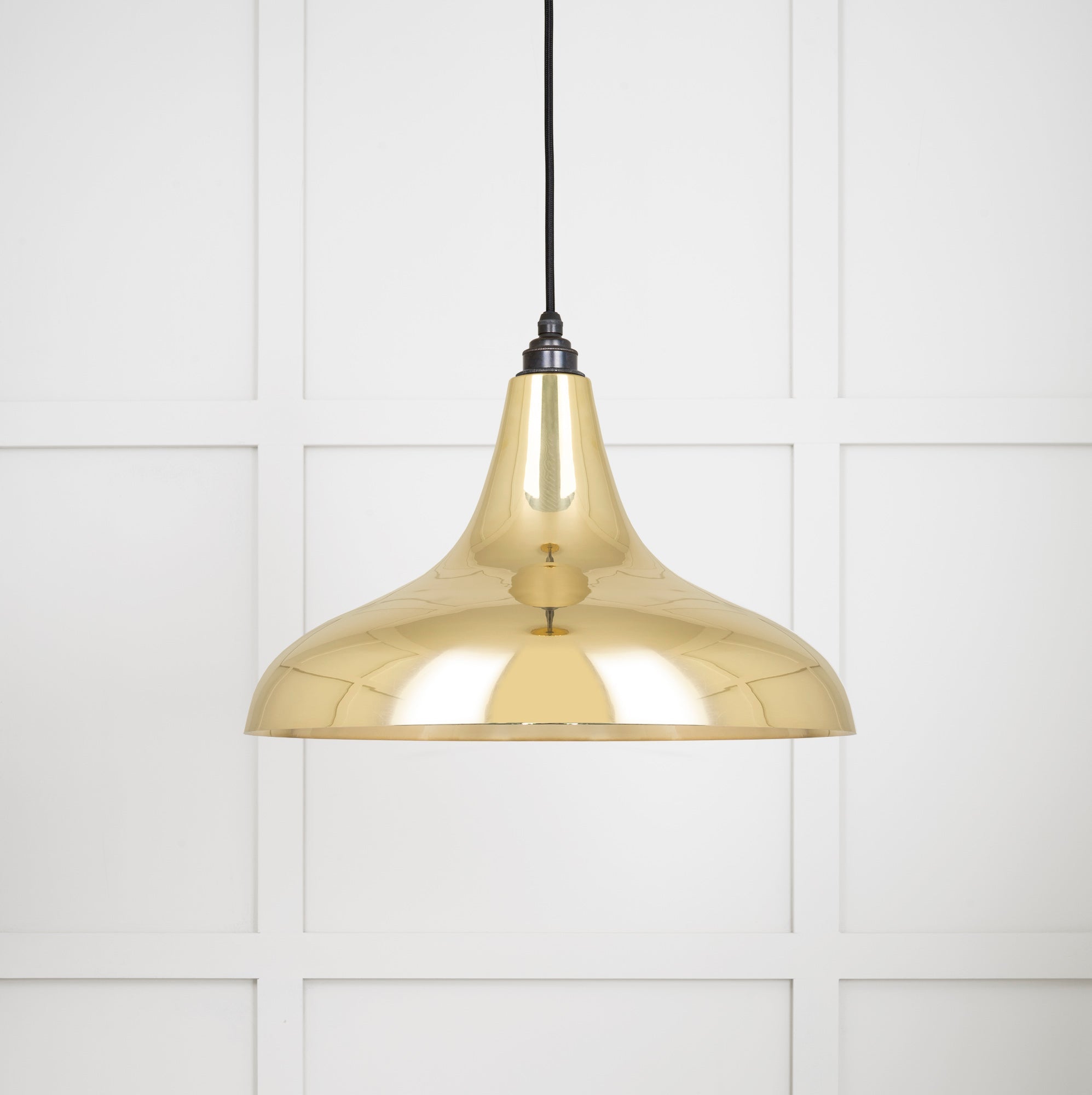 Smooth Brass Frankley Pendant | Bare - From The Anvil - EB London