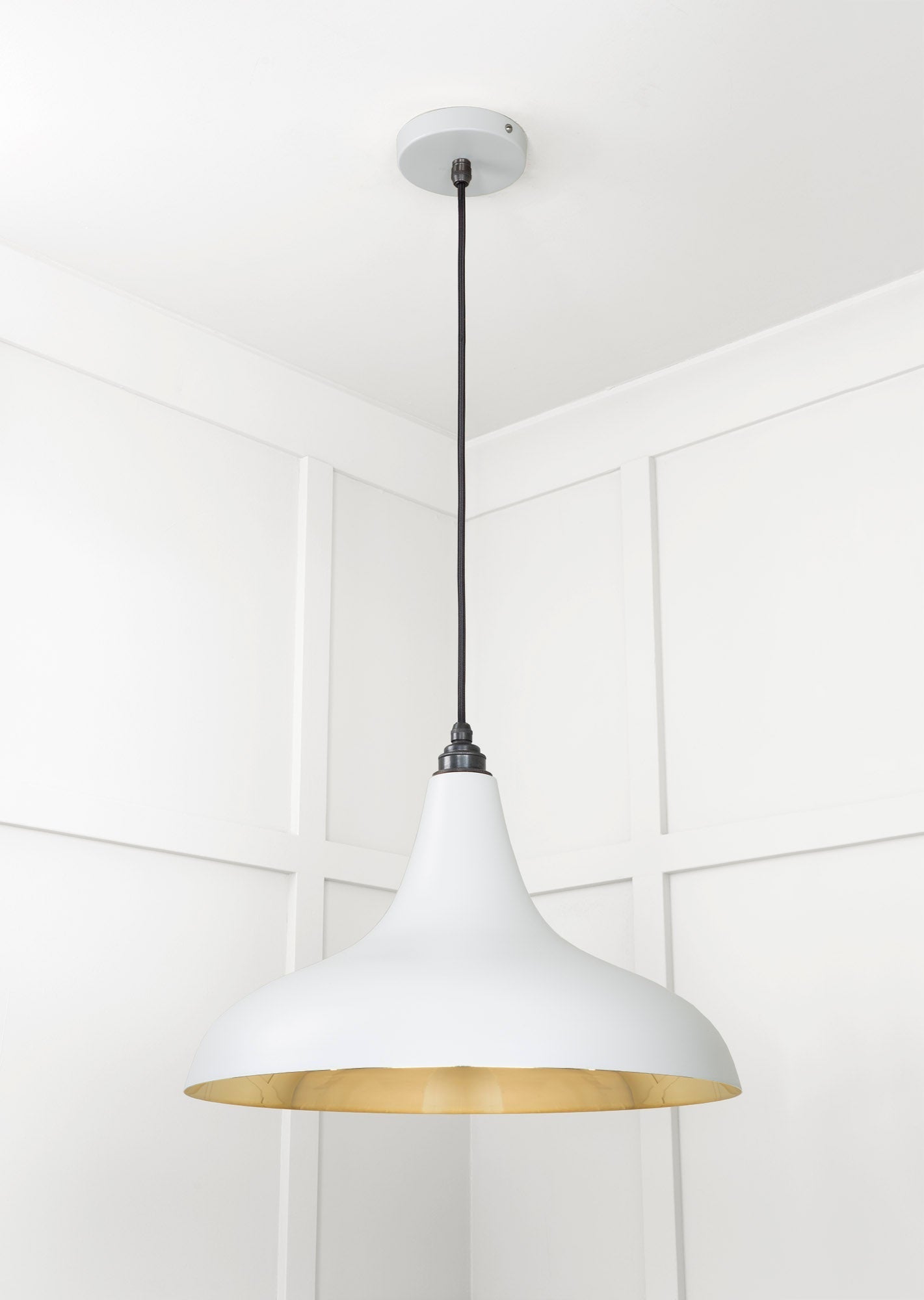 Smooth Brass Frankley Pendant | Birch - From The Anvil - EB London