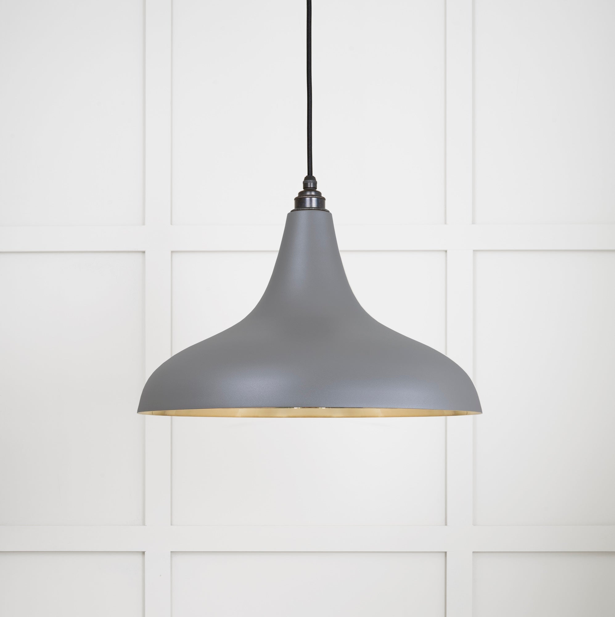 Smooth Brass Frankley Pendant | Bluff - From The Anvil - EB London