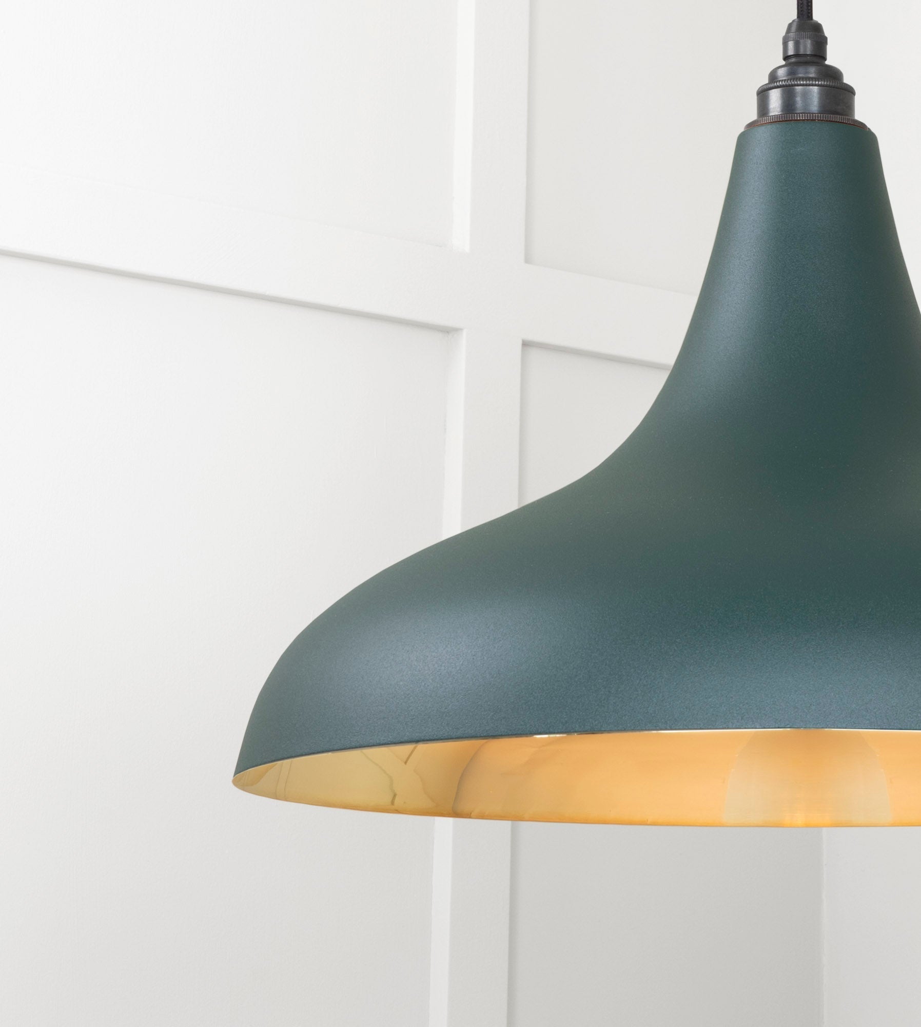 Smooth Brass Frankley Pendant | Dingle - From The Anvil - EB London