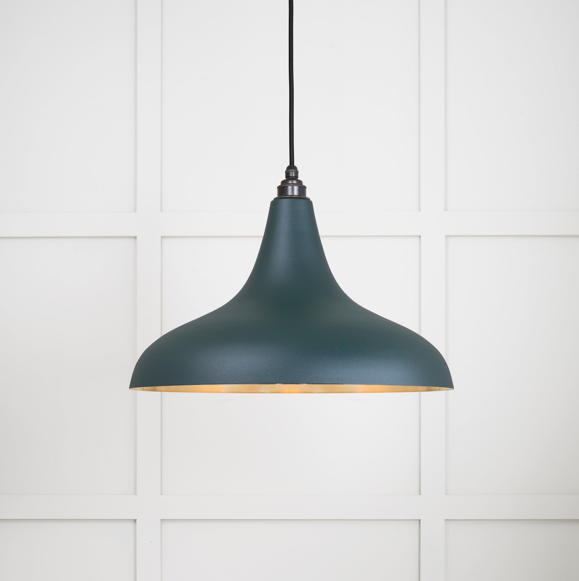 Smooth Brass Frankley Pendant | Dingle - From The Anvil - EB London