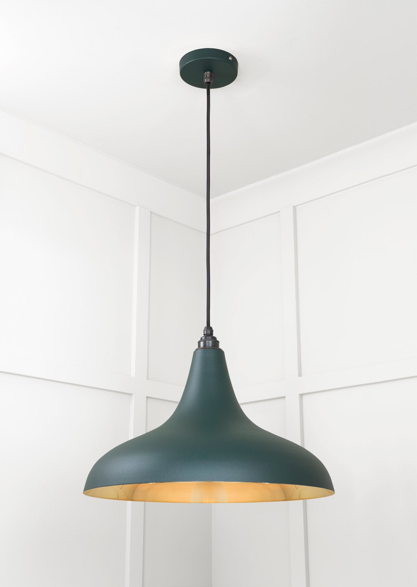 Smooth Brass Frankley Pendant | Dingle - From The Anvil - EB London