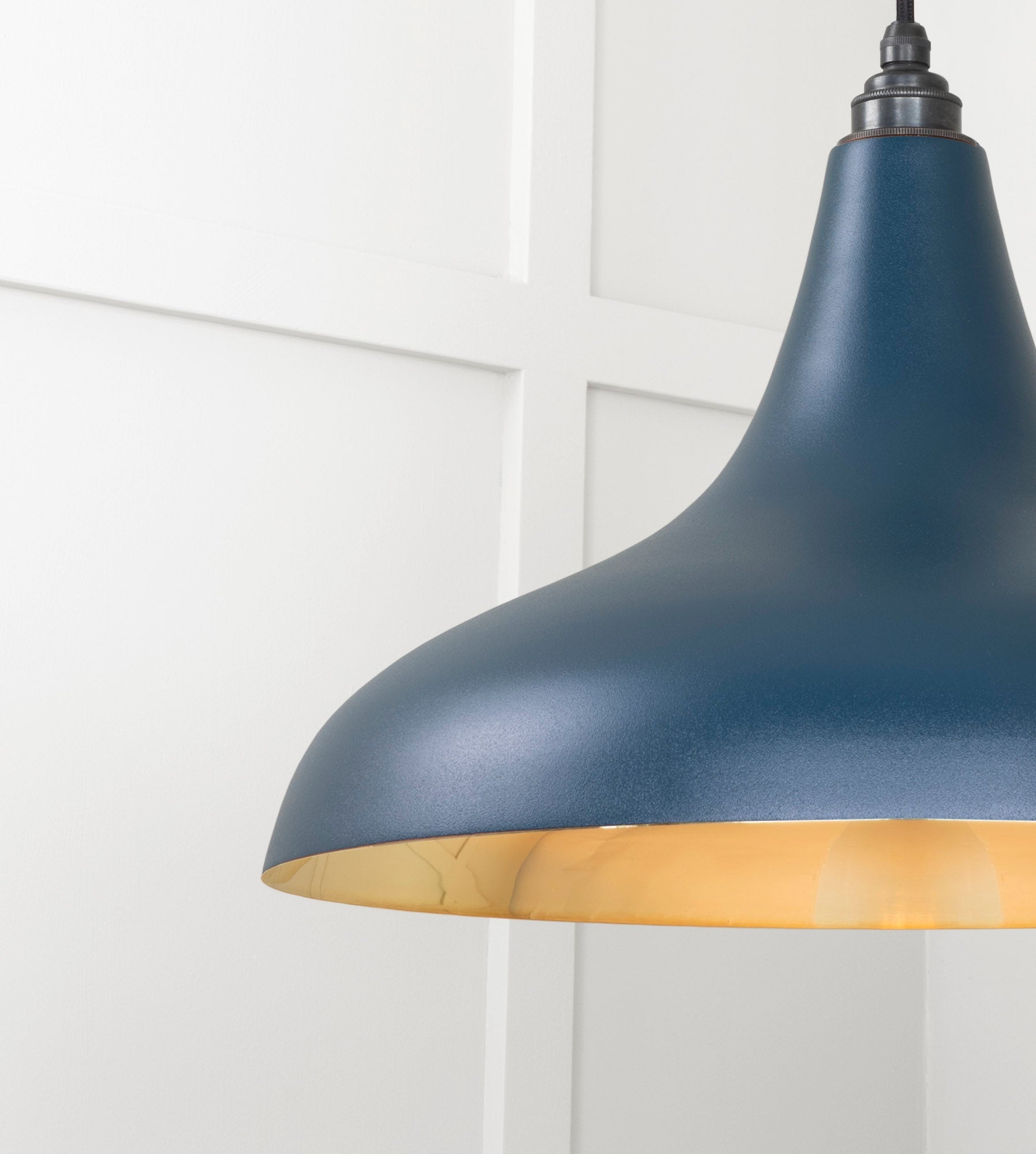 Smooth Brass Frankley Pendant | Dusk - From The Anvil - EB London