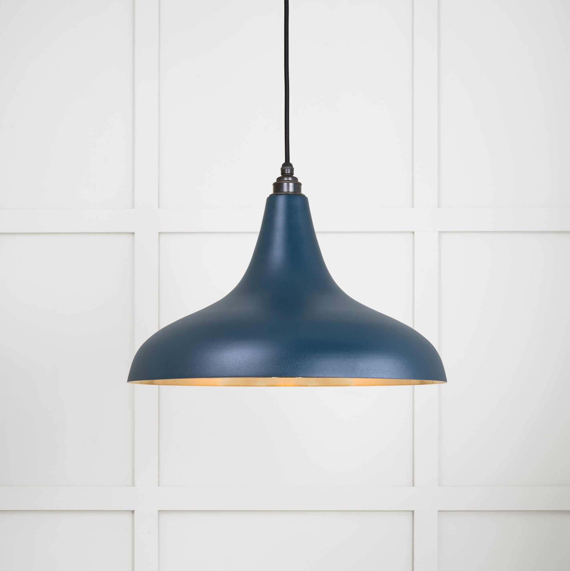 Smooth Brass Frankley Pendant | Dusk - From The Anvil - EB London