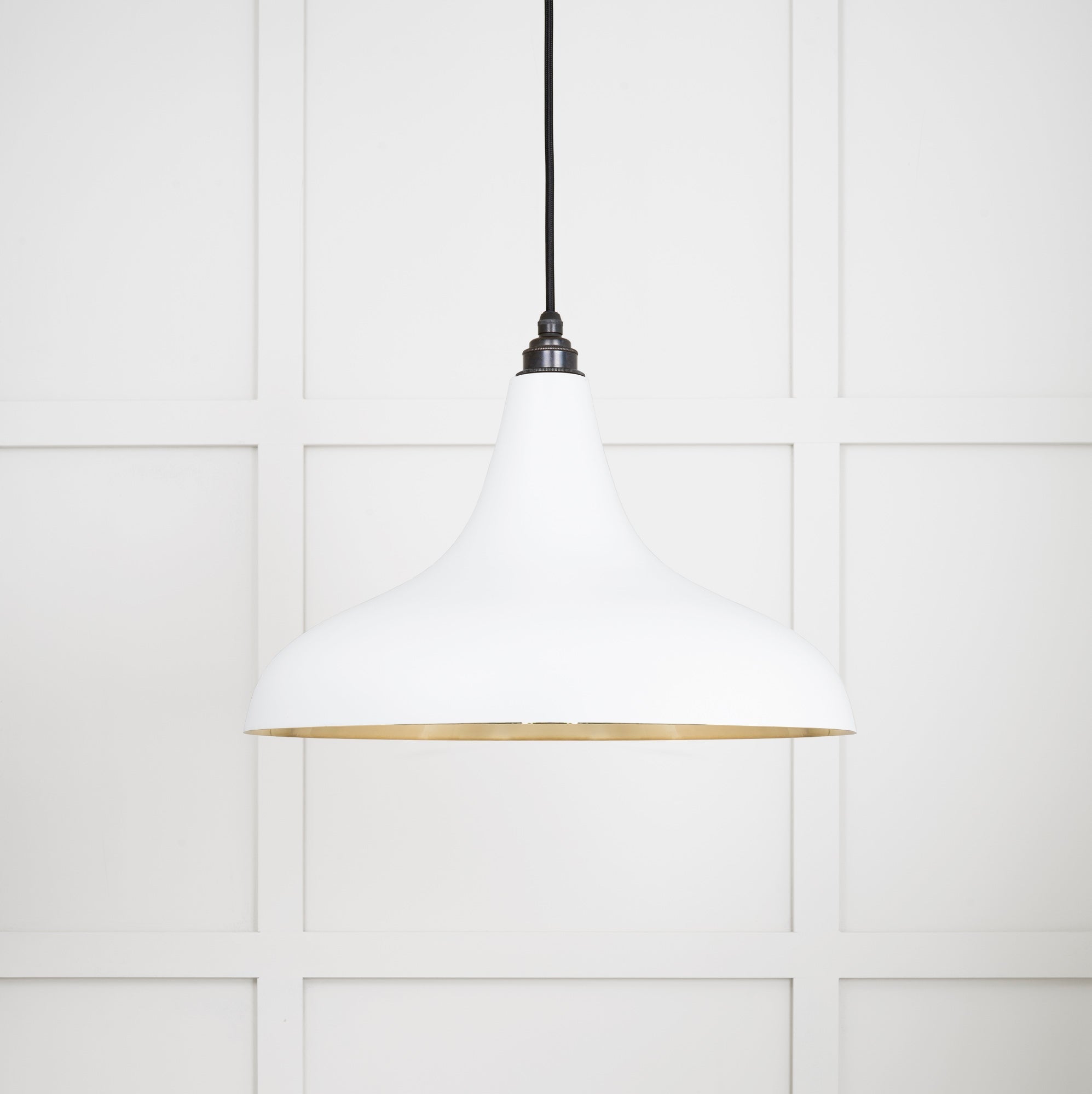 Smooth Brass Frankley Pendant | Flock - From The Anvil - EB London