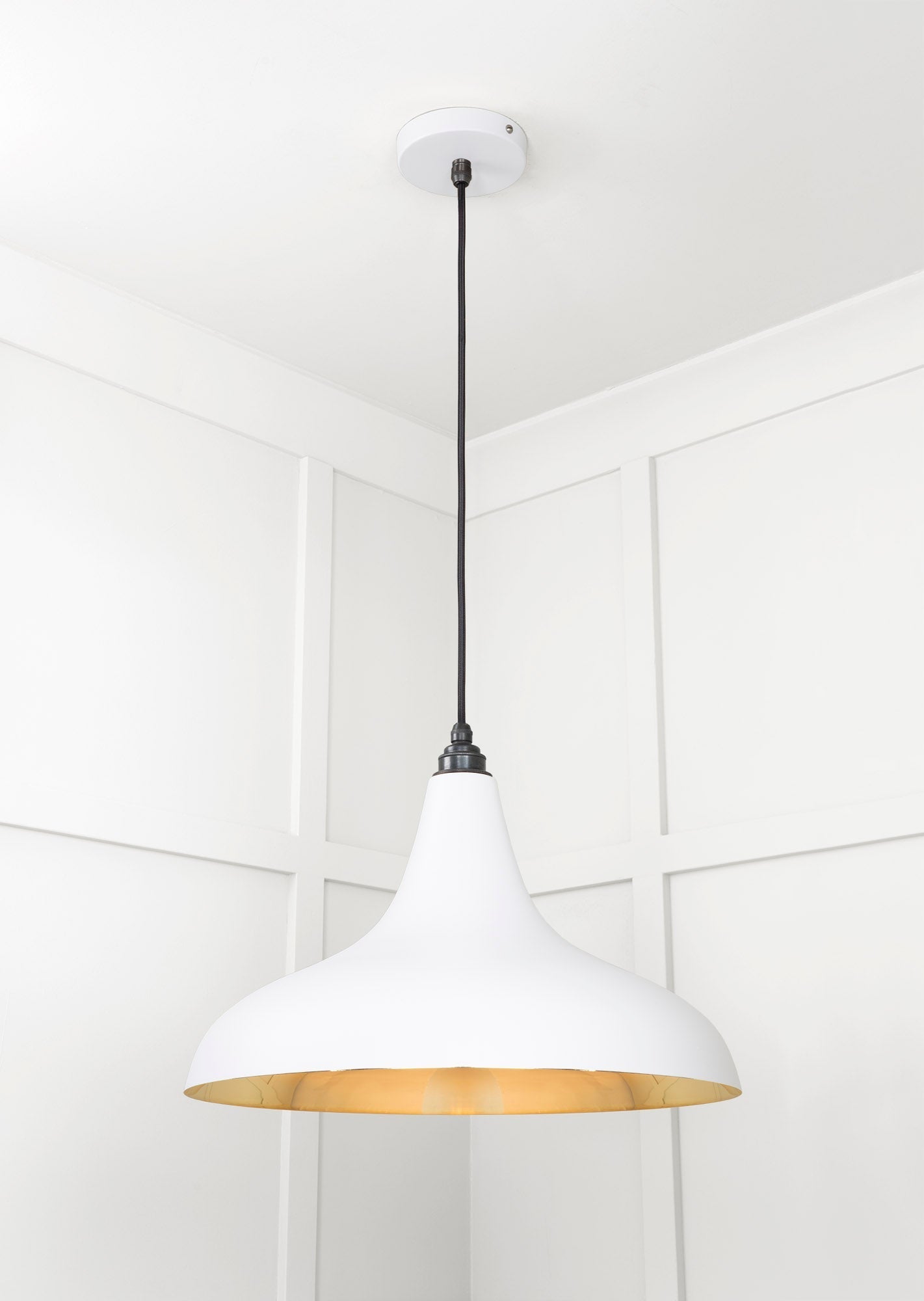 Smooth Brass Frankley Pendant | Flock - From The Anvil - EB London