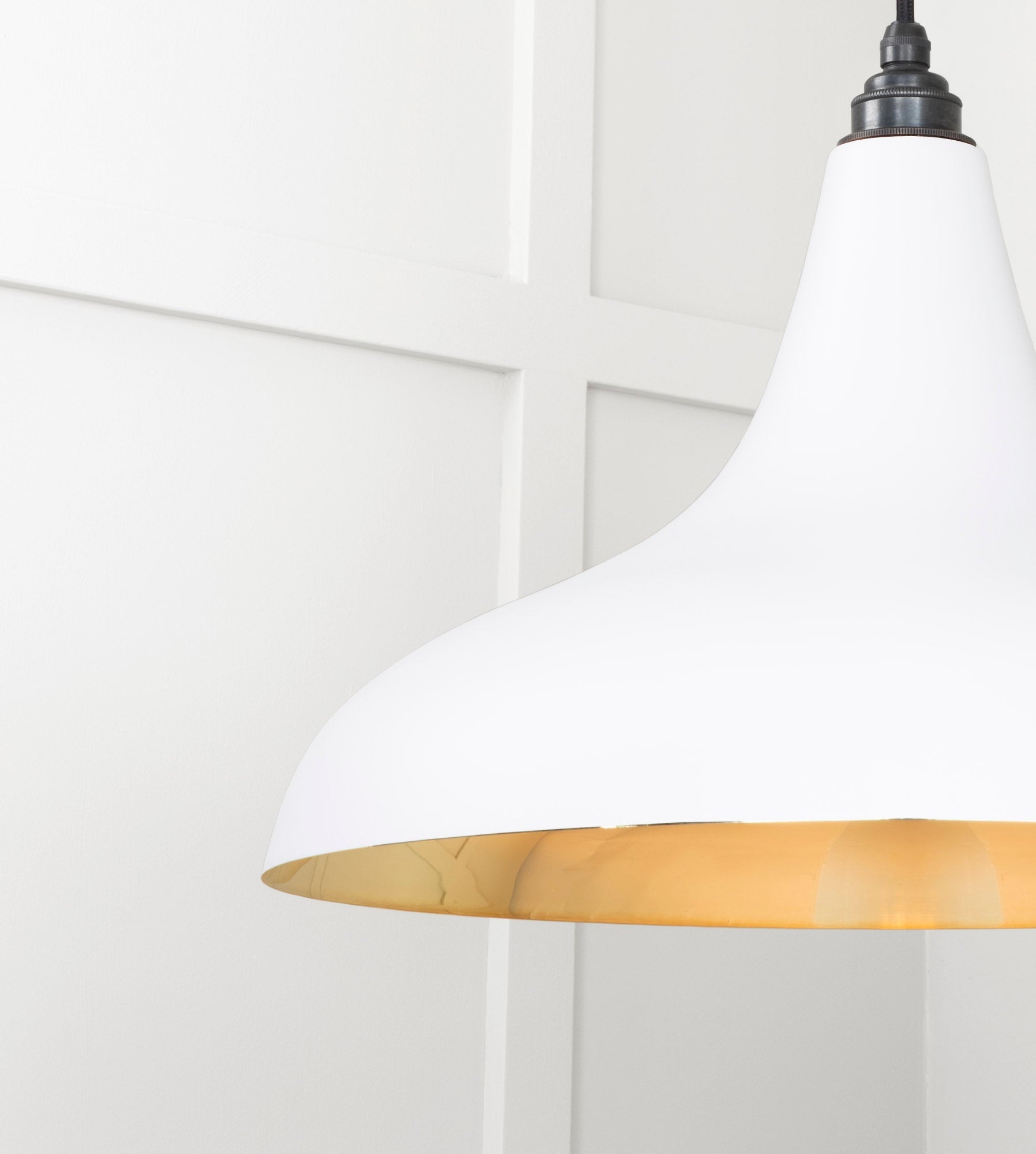 Smooth Brass Frankley Pendant | Flock - From The Anvil - EB London