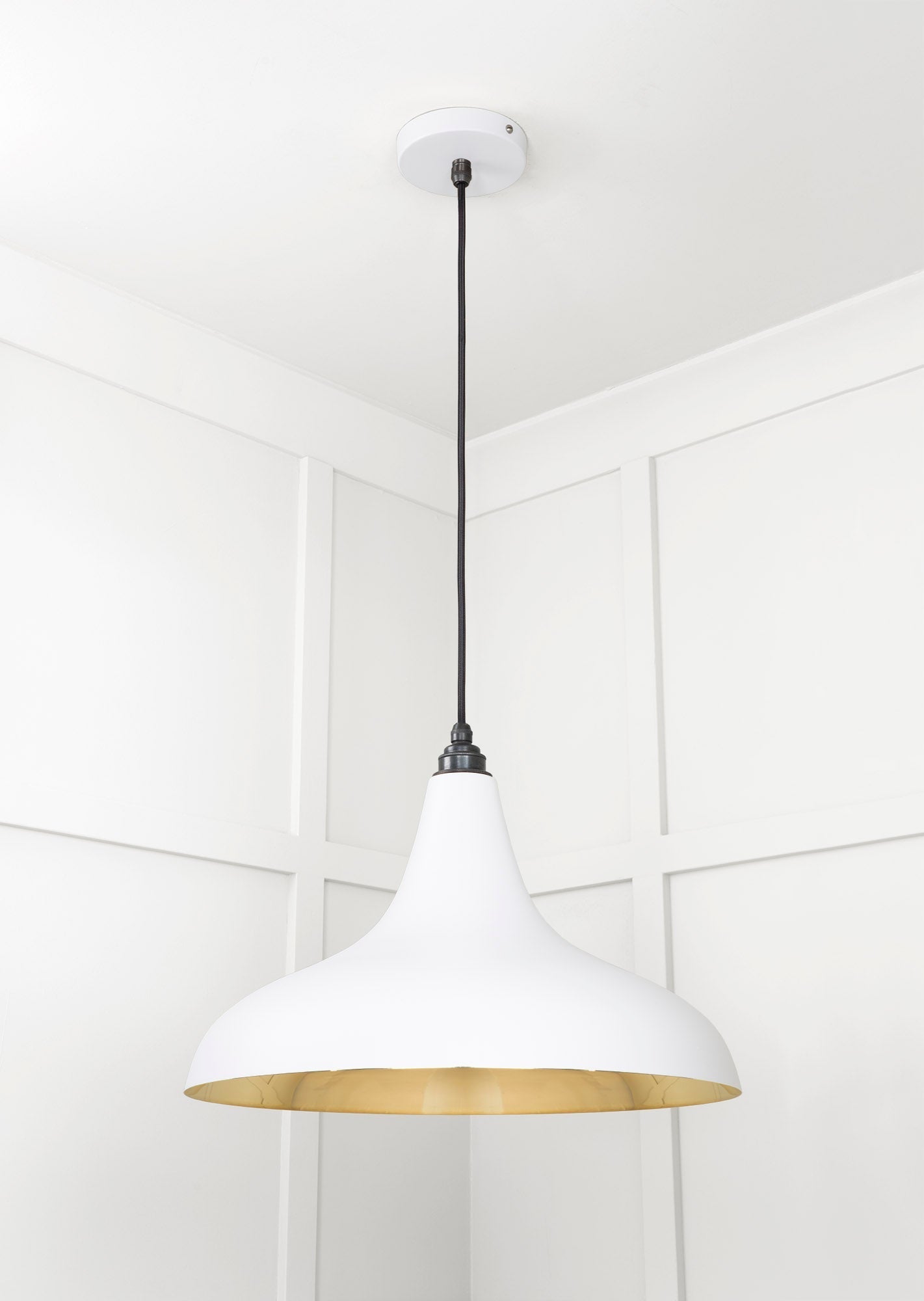 Smooth Brass Frankley Pendant | Flock - From The Anvil - EB London