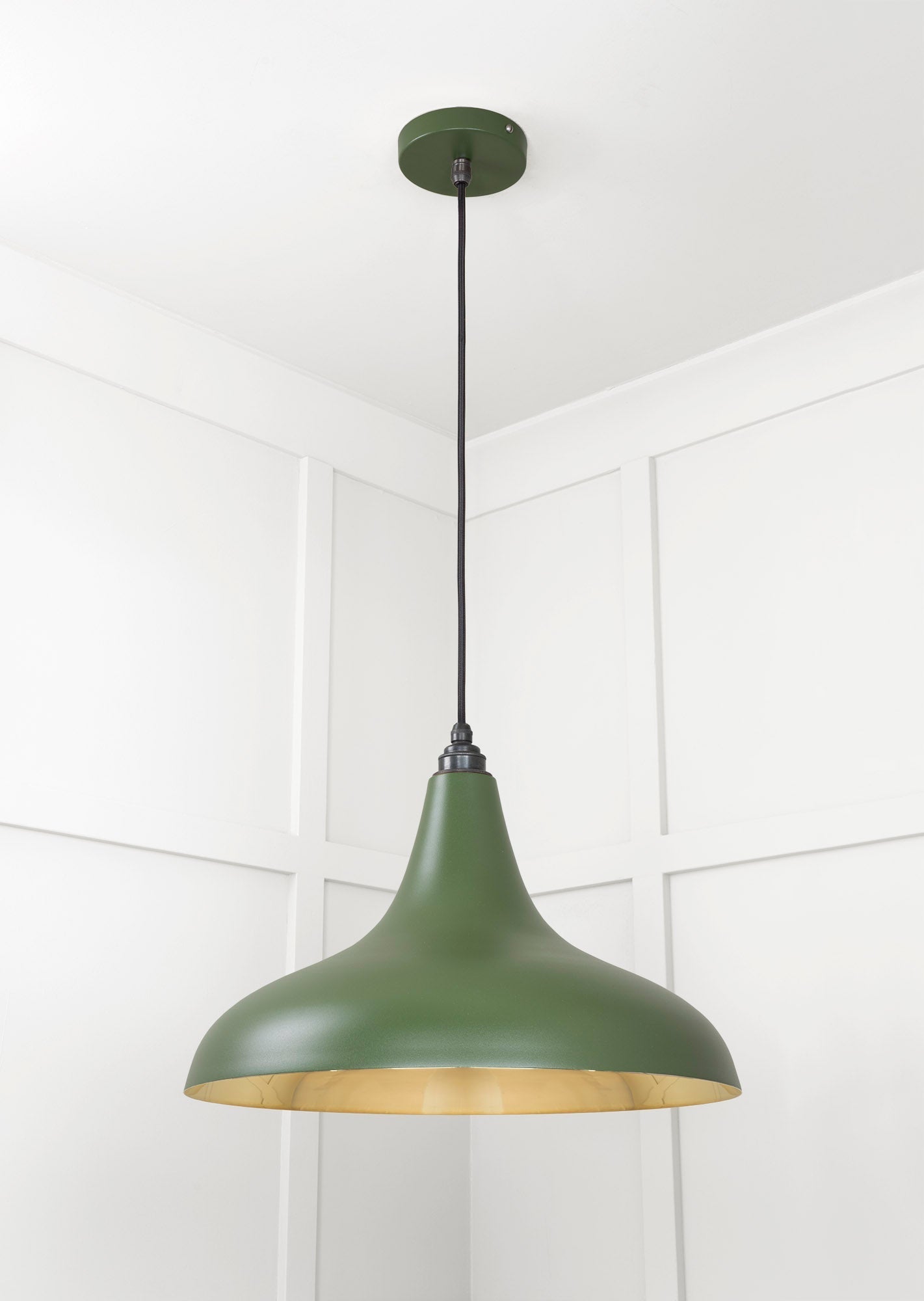 Smooth Brass Frankley Pendant | Heath - From The Anvil - EB London