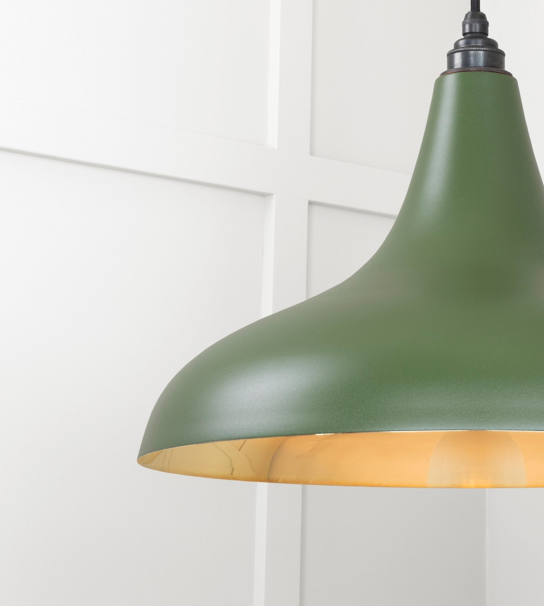 Smooth Brass Frankley Pendant | Heath - From The Anvil - EB London