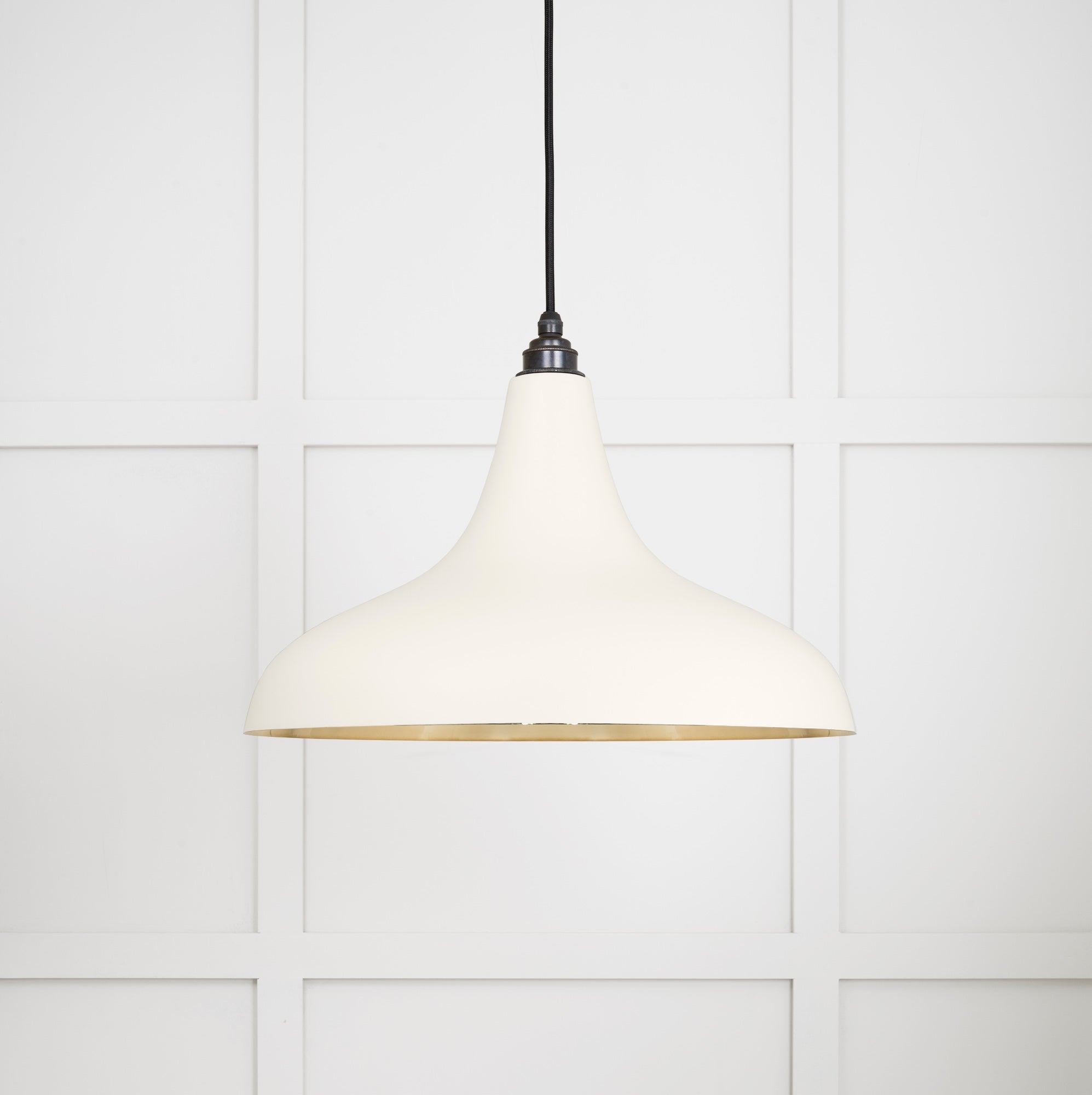 Smooth Brass Frankley Pendant | Teasel - From The Anvil - EB London