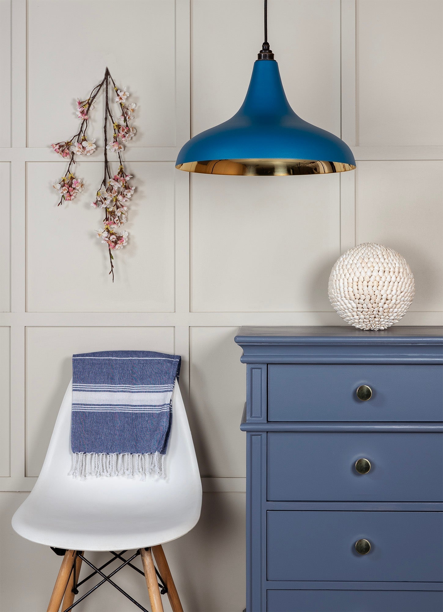 Smooth Brass Frankley Pendant | Upstream - From The Anvil - EB London