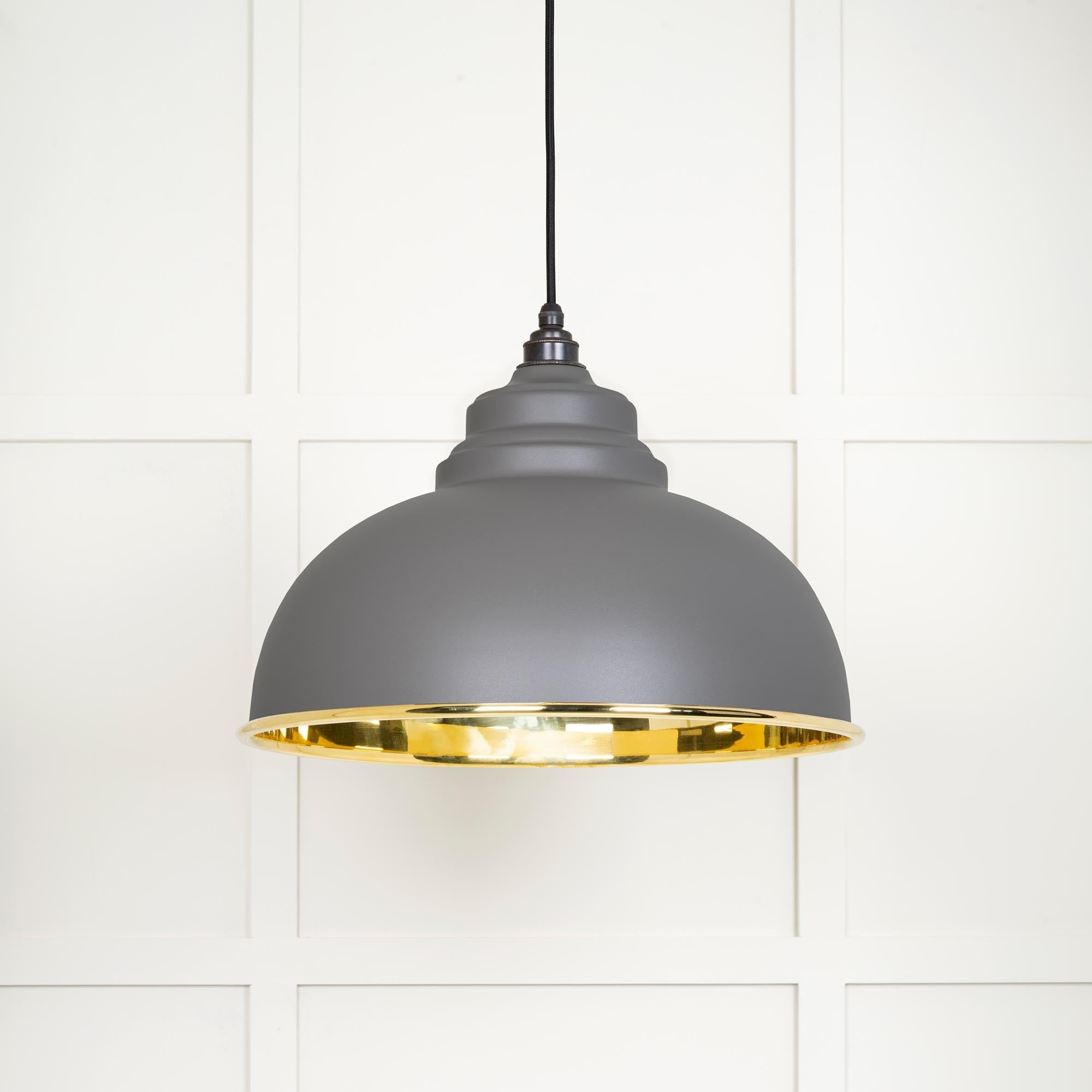 Smooth Brass Harborne Pendant | Bluff - From The Anvil - EB London