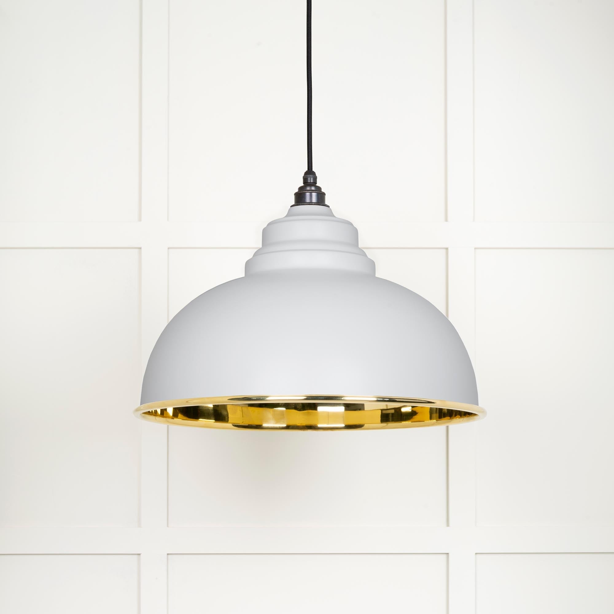 Smooth Brass Harborne Pendant | Flock - From The Anvil - EB London