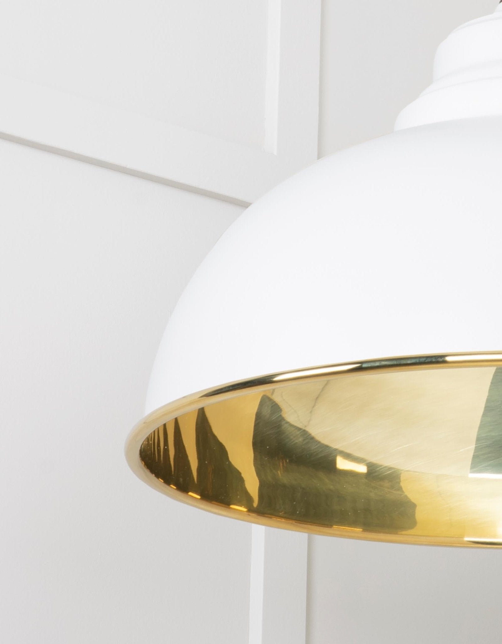 Smooth Brass Harborne Pendant | Flock - From The Anvil - EB London