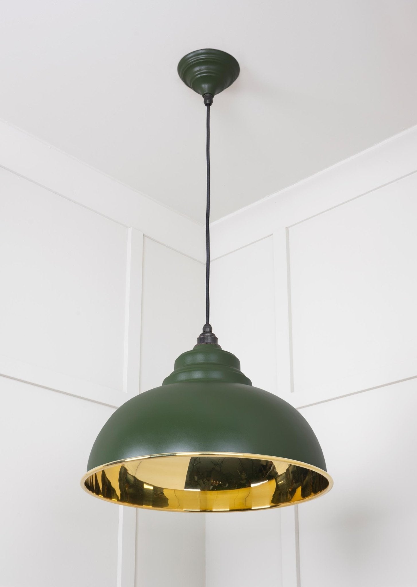 Smooth Brass Harborne Pendant | Heath - From The Anvil - EB London