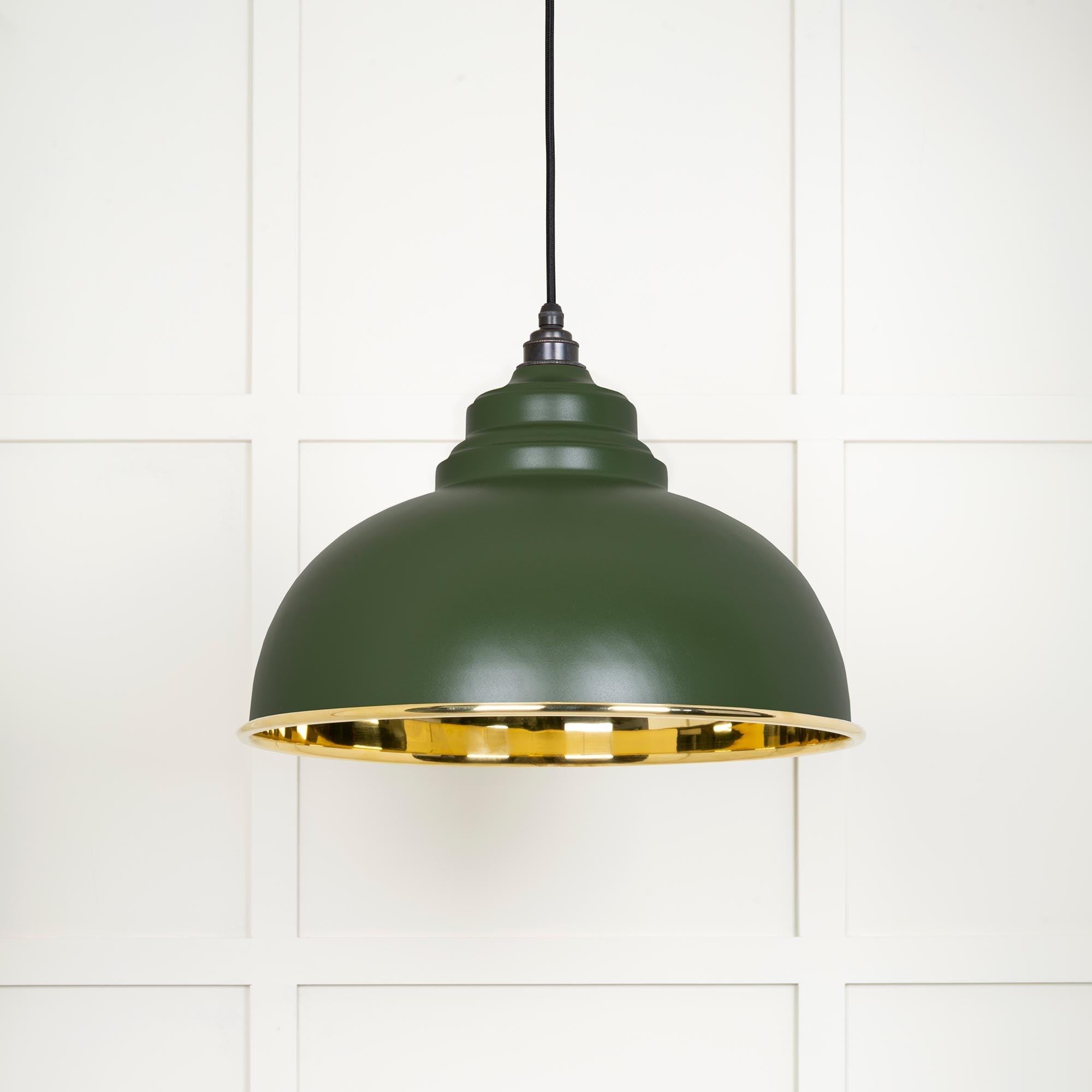 Smooth Brass Harborne Pendant | Heath - From The Anvil - EB London