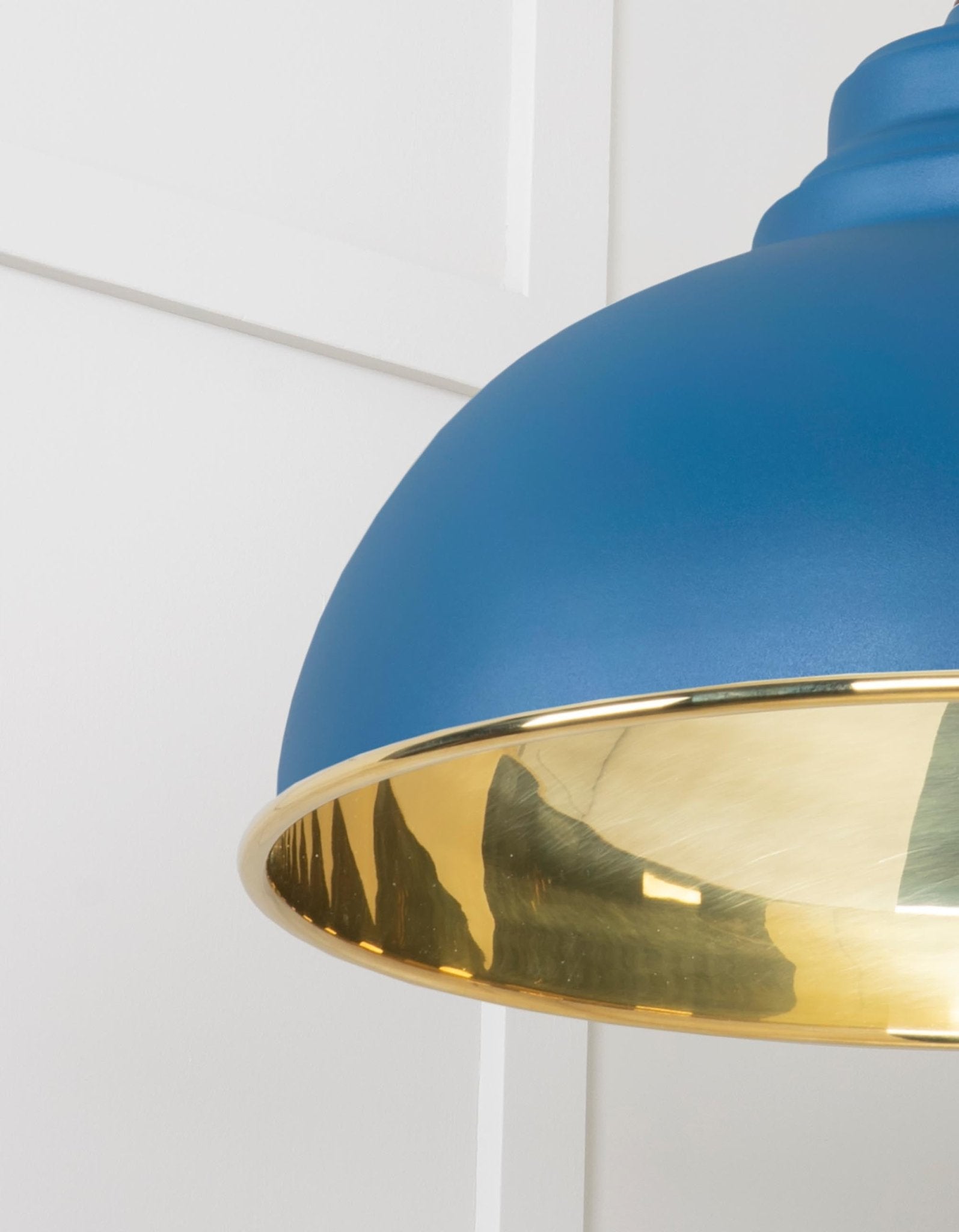 Smooth Brass Harborne Pendant | Upstream - From The Anvil - EB London