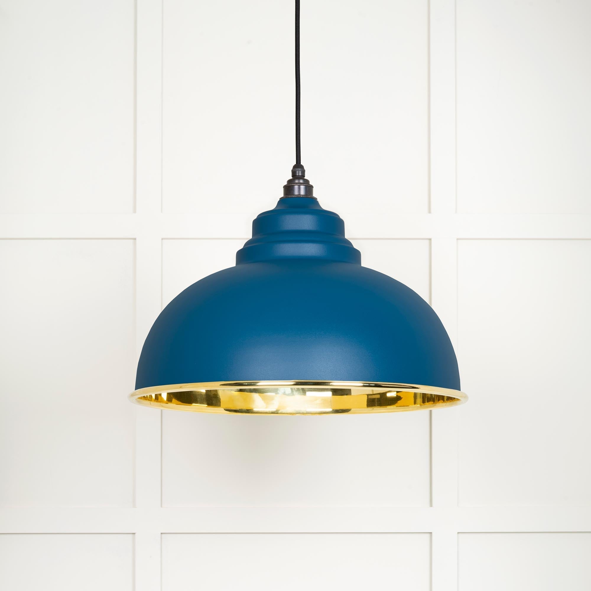 Smooth Brass Harborne Pendant | Upstream - From The Anvil - EB London
