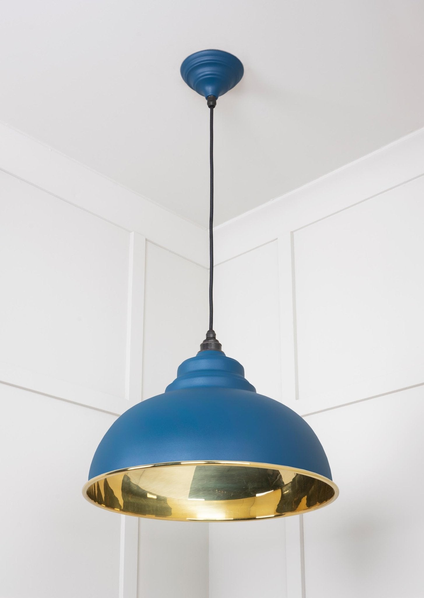 Smooth Brass Harborne Pendant | Upstream - From The Anvil - EB London