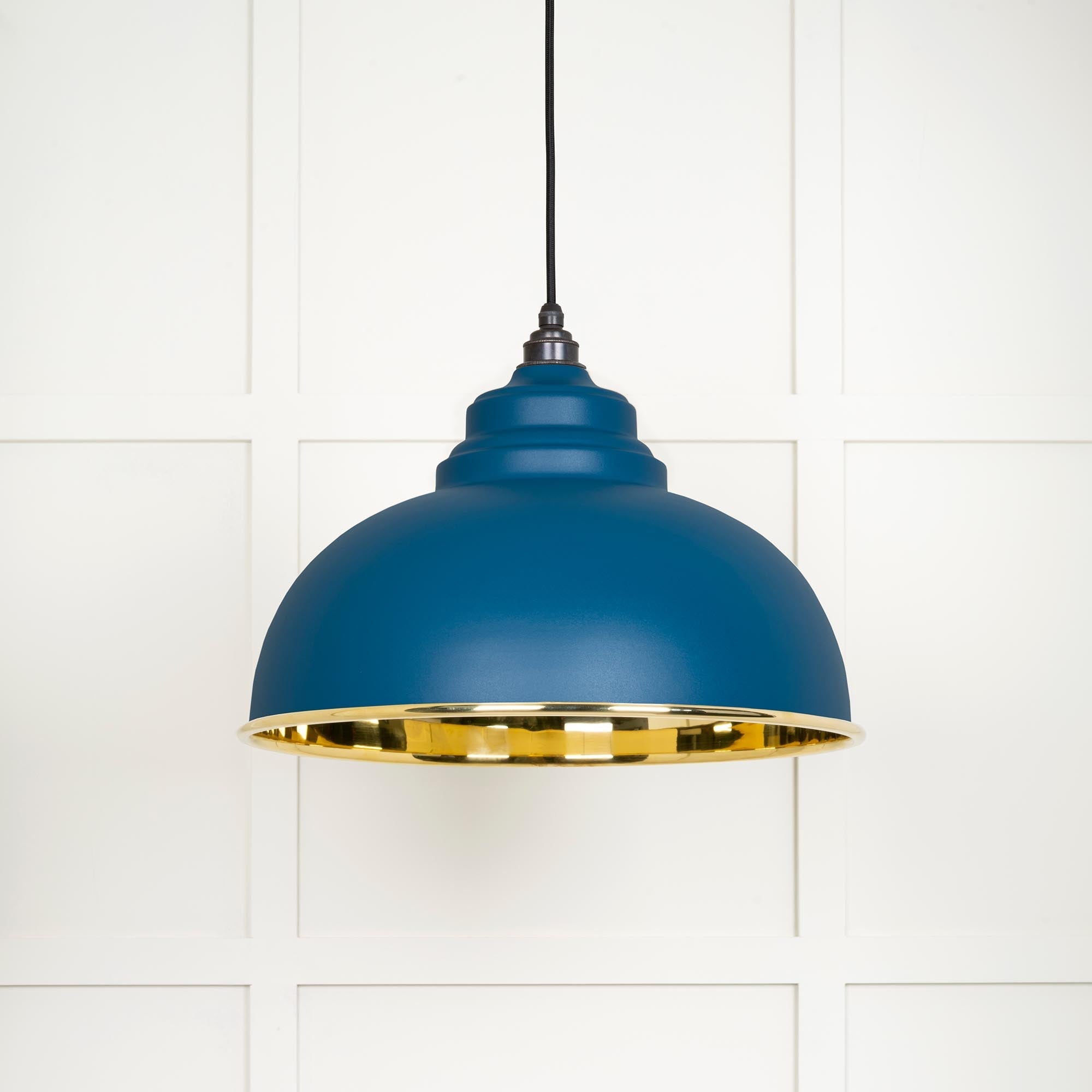 Smooth Brass Harborne Pendant | Upstream - From The Anvil - EB London